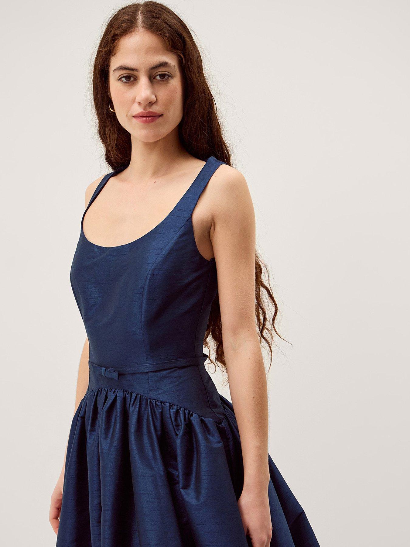 Image 3 of 5 of Monsoon Mila Dupion Dress