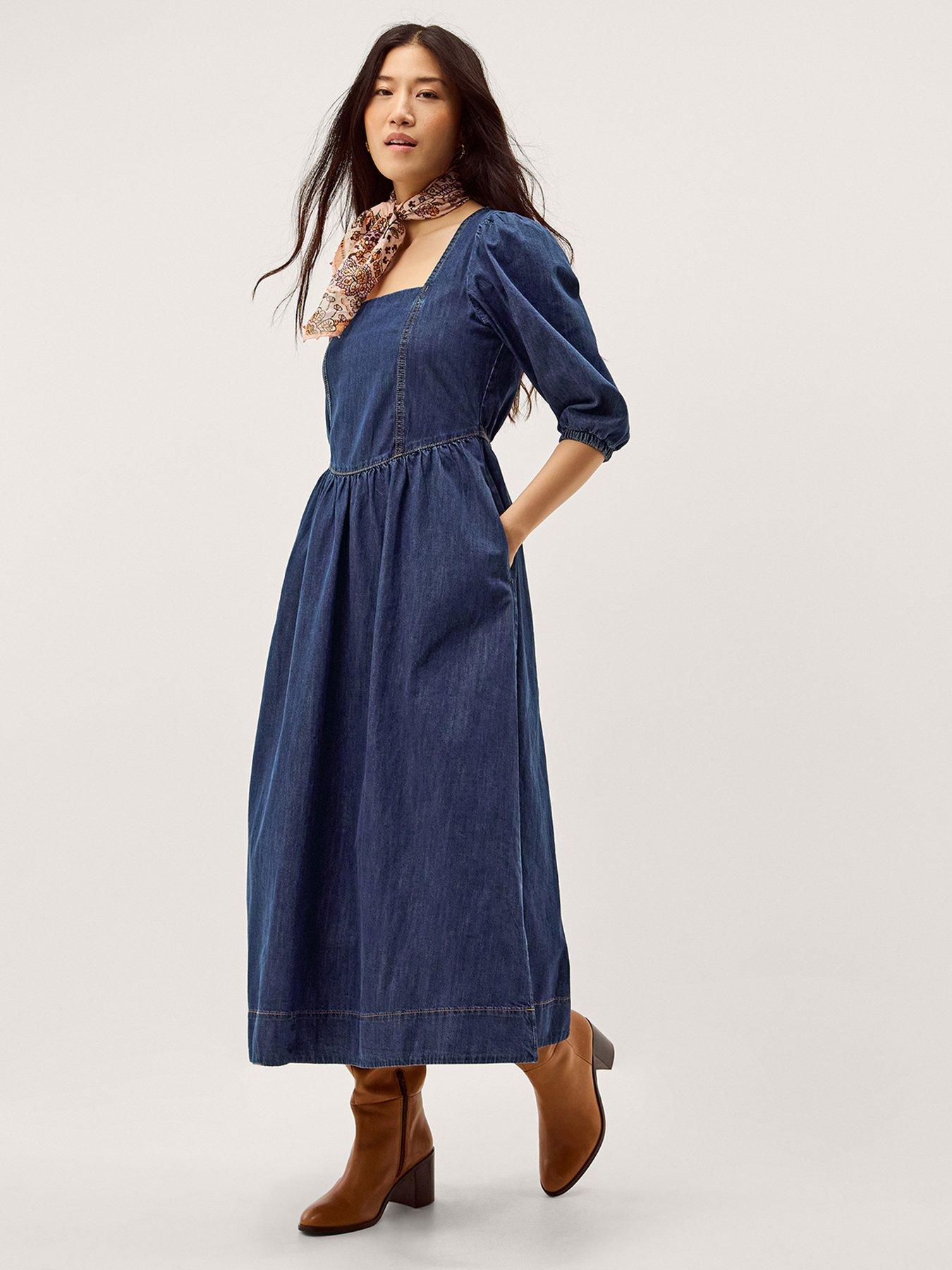 monsoon-lily-square-neck-dressback