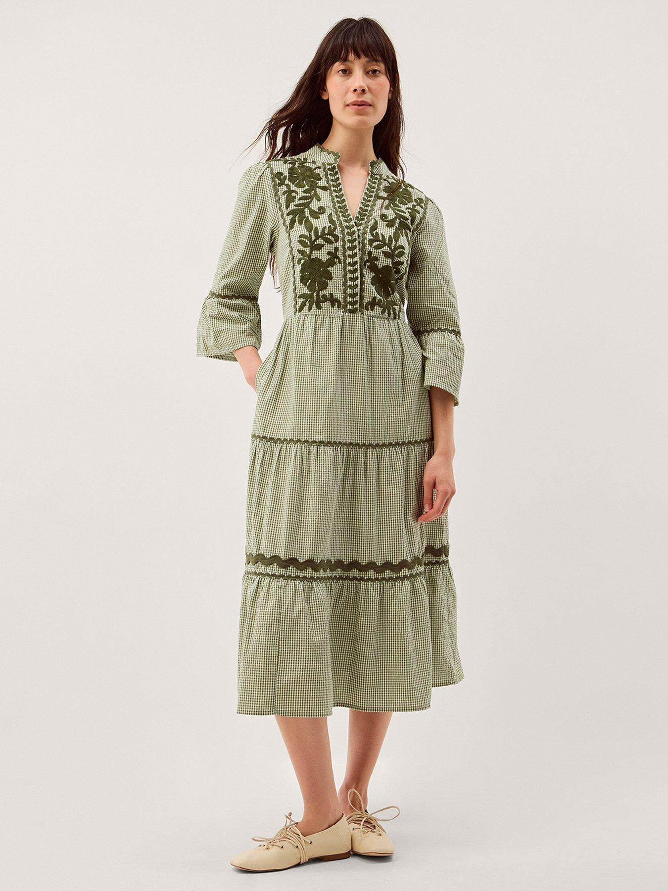 monsoon-gaia-gingham-dressfront