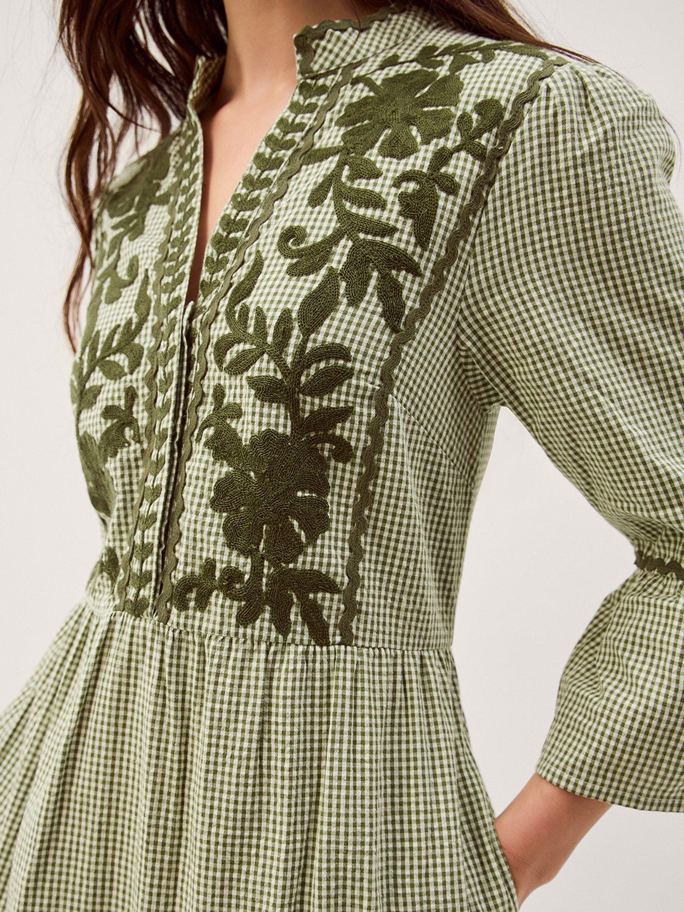 monsoon-gaia-gingham-dressoutfit