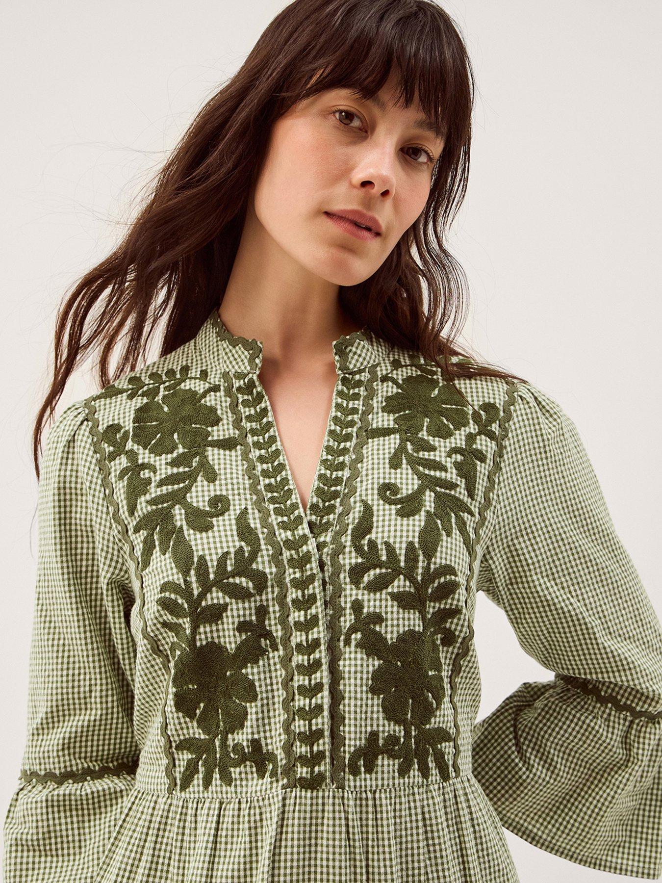 monsoon-gaia-gingham-dressdetail