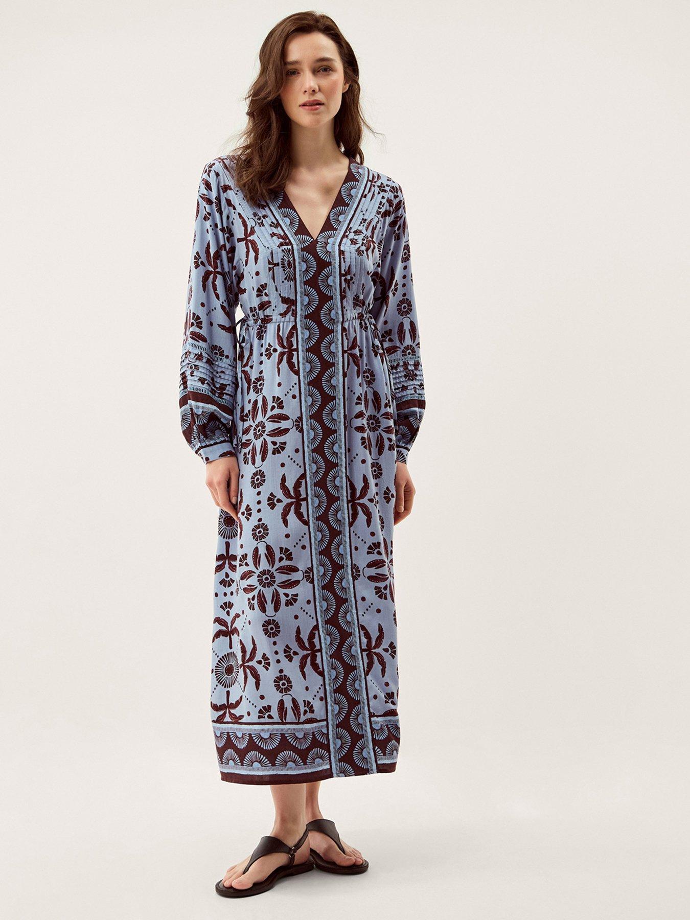 Image 1 of 5 of Monsoon Thalia Print Dress