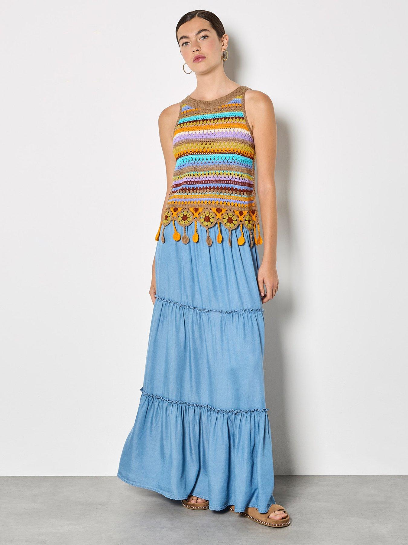 apricot-apricot-multi-stripe-tassle-crochet-topback