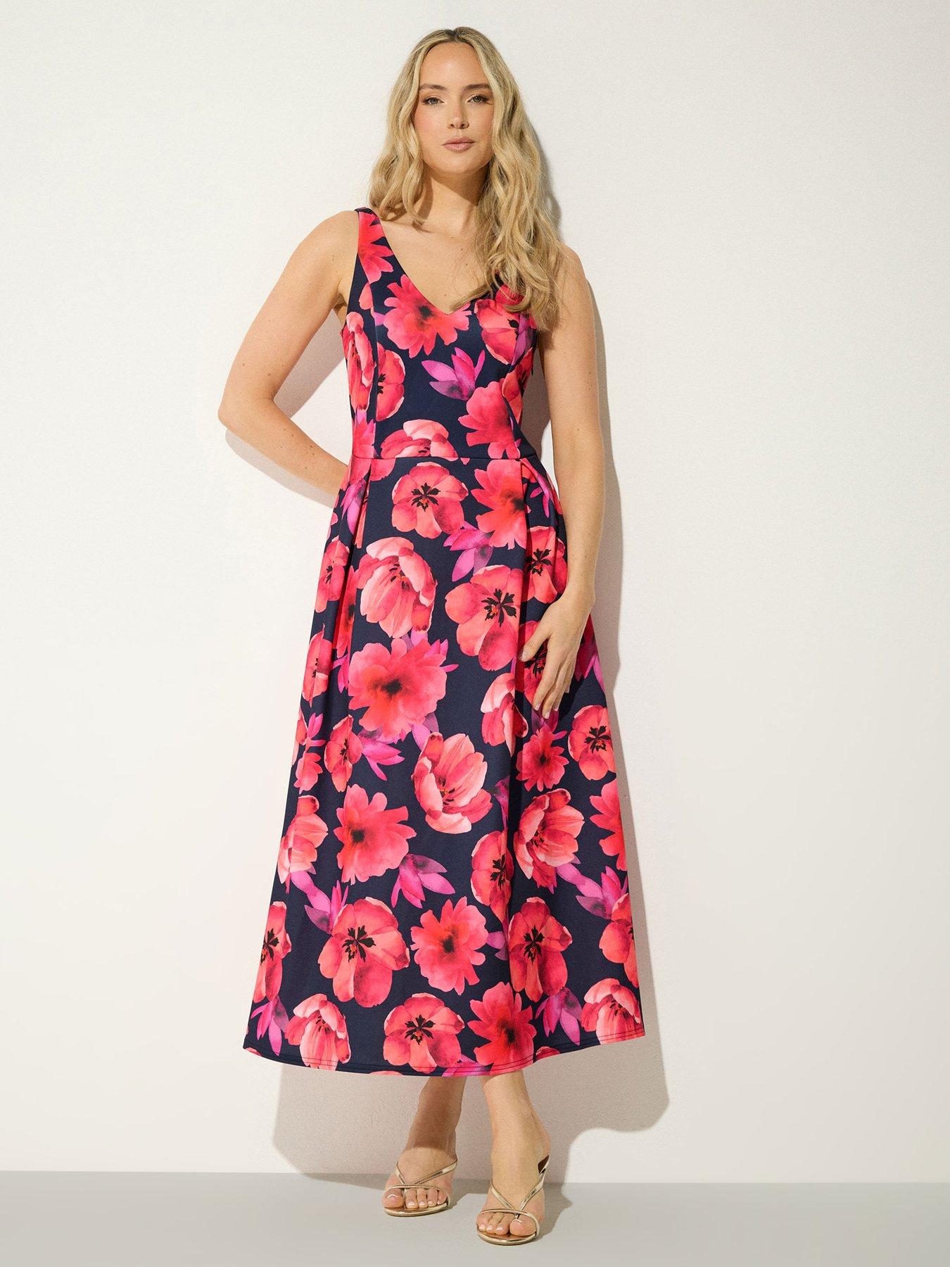 Long Tall Sally Tall Poppy V-neck Dress