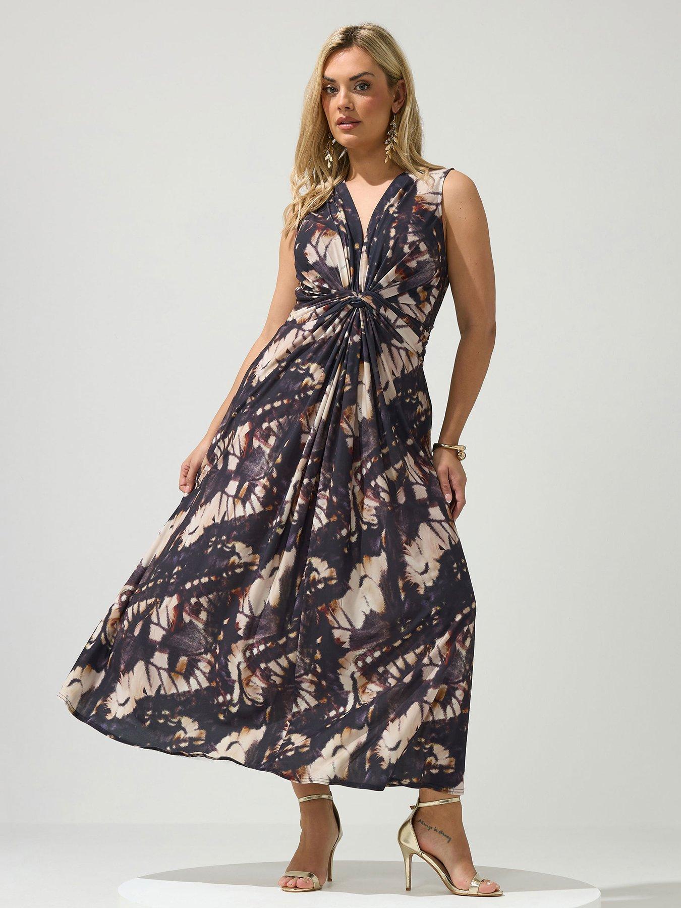 Yours Curve Abstract Ity Knot Dress
