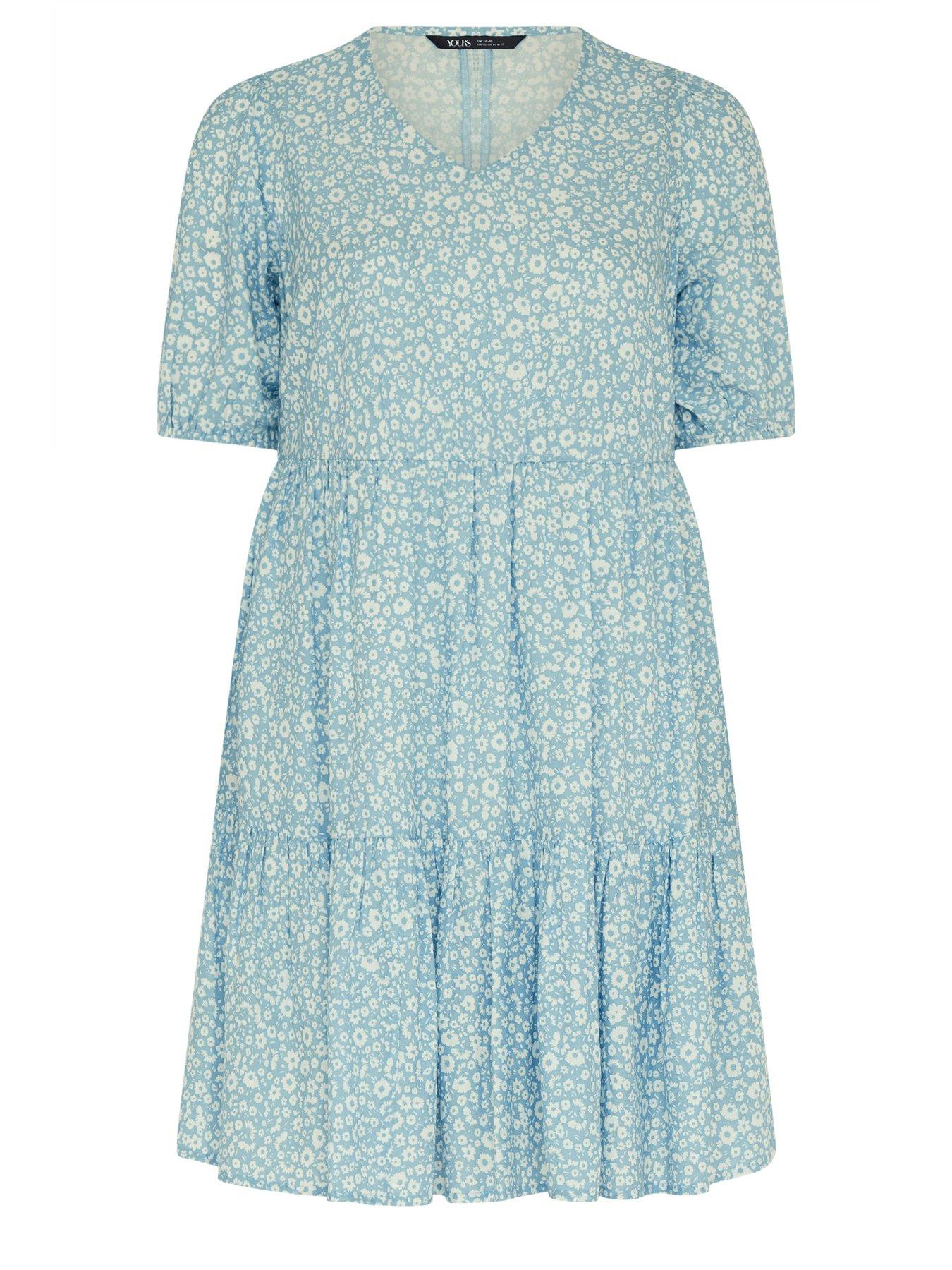 Image 5 of 5 of Yours Curve Tiered Smock Dress