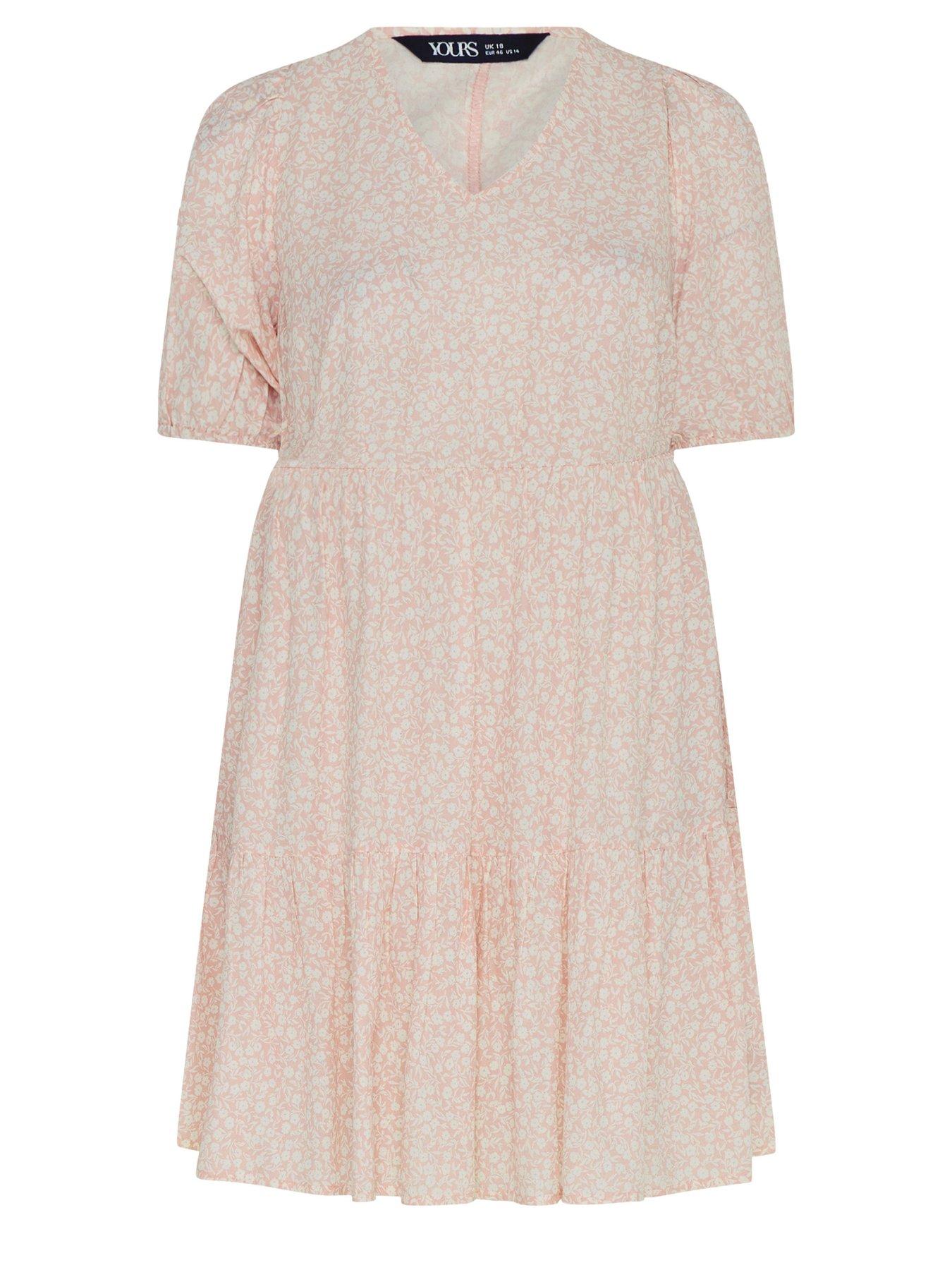 Image 5 of 5 of Yours Curve Tiered Smock Dress