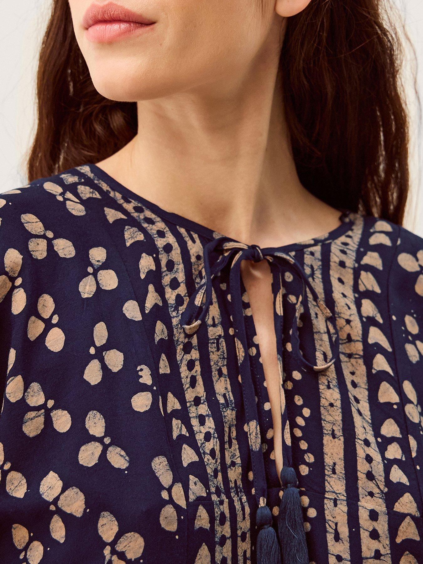 Image 4 of 5 of Monsoon Clover Print Top