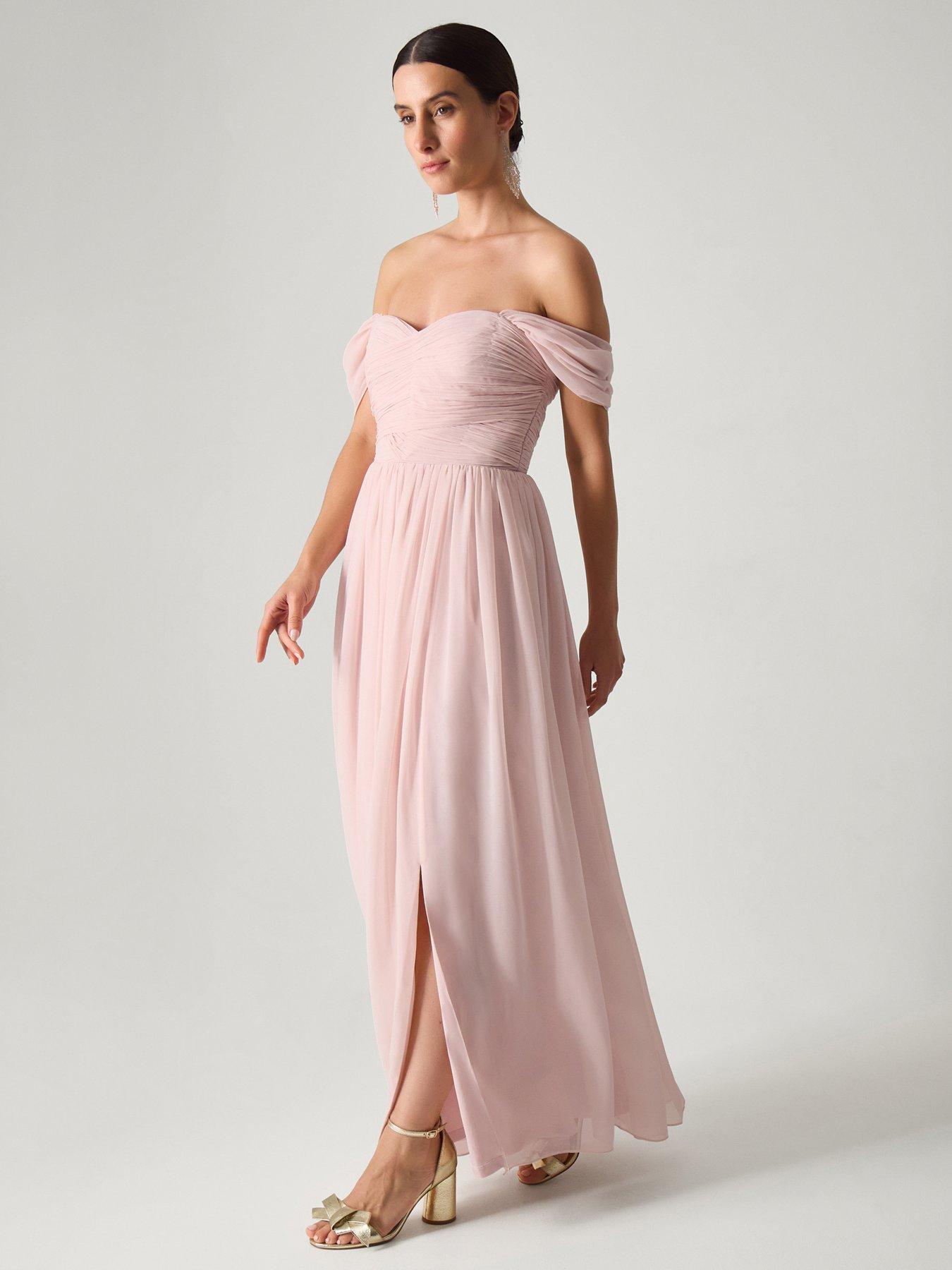 monsoon-evelyn-bandeau-dress-pinkfront