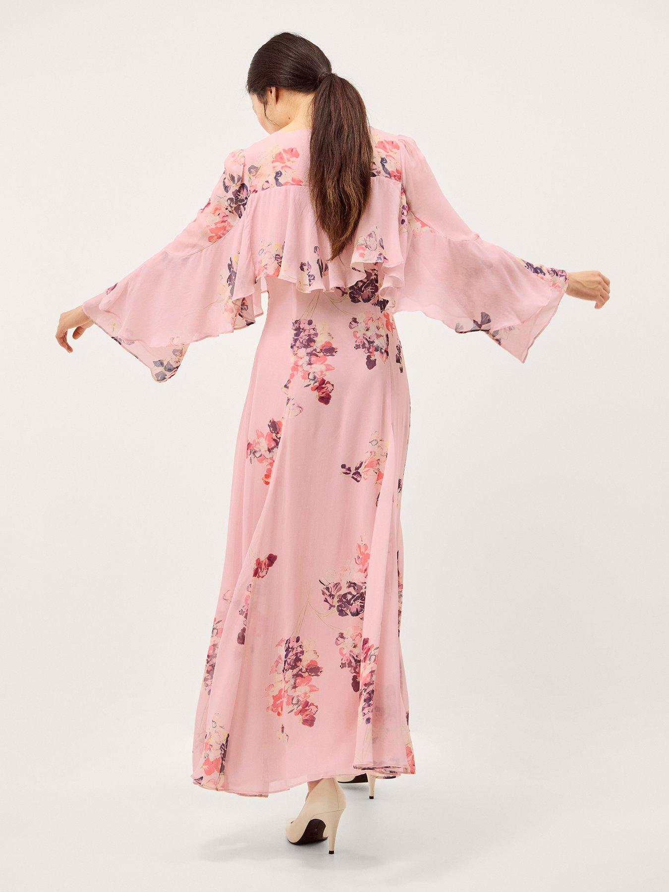 monsoon-amber-floral-cape-dress-pinkstillFront