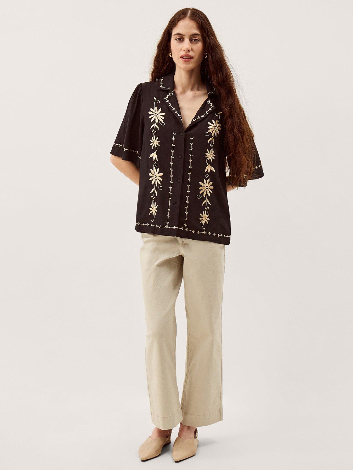 Image 3 of 6 of Monsoon Wren Emb Shirt