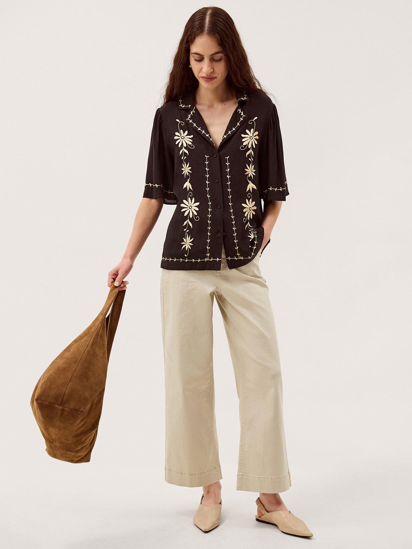 Image 4 of 6 of Monsoon Wren Emb Shirt