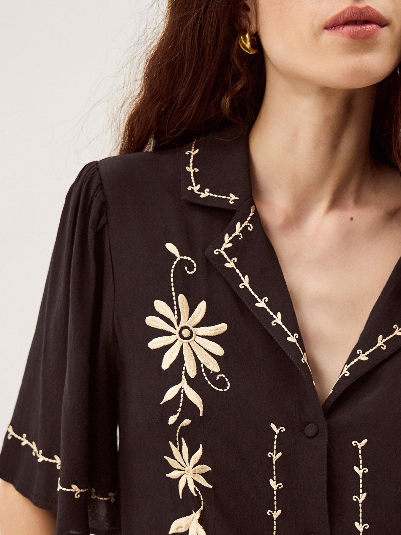 Image 6 of 6 of Monsoon Wren Emb Shirt
