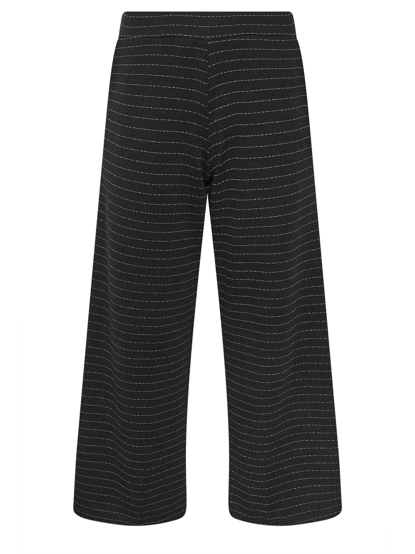 Image 5 of 5 of PixieGirl Petite Pinstripe Wide Leg Trousers