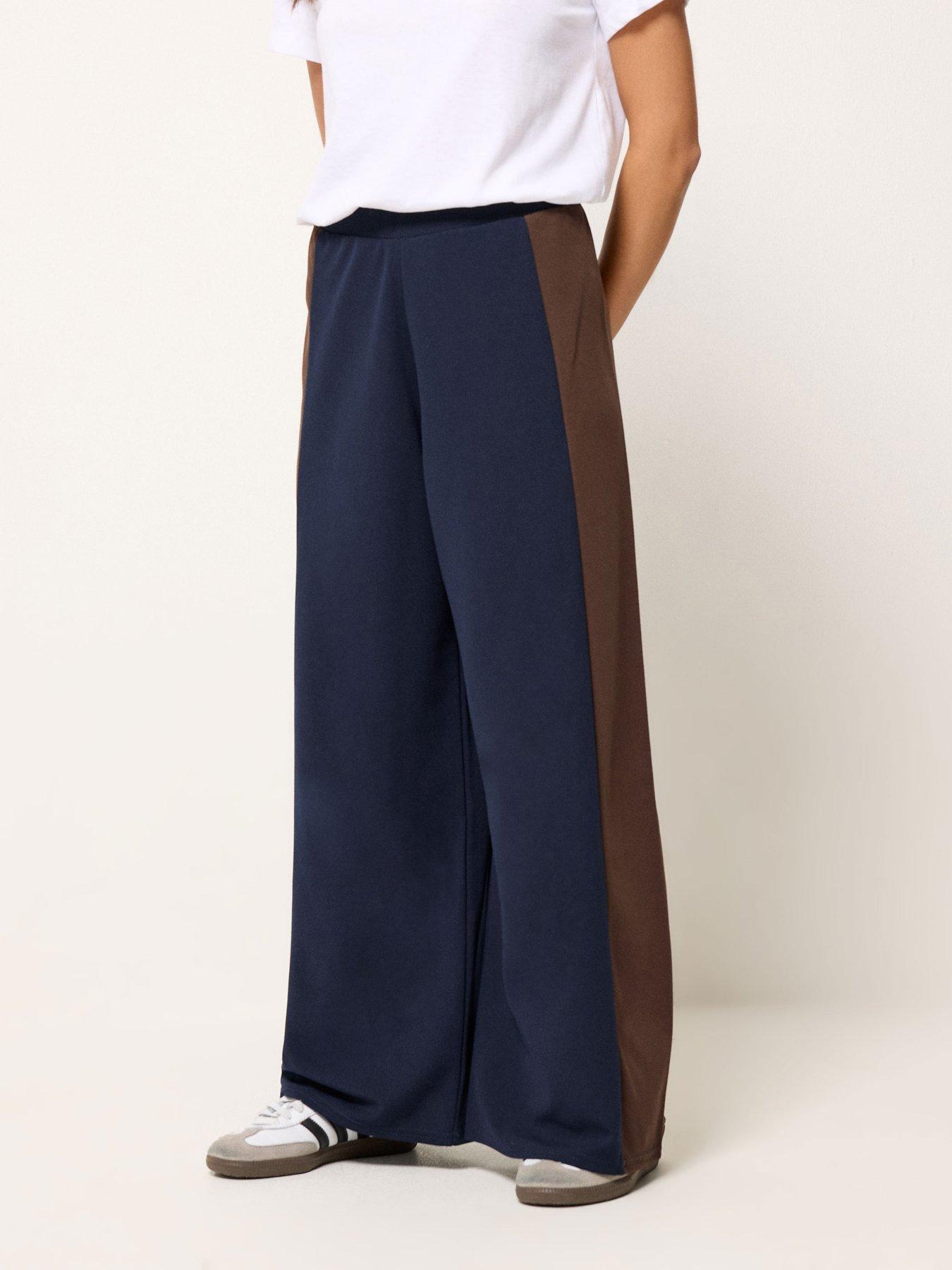 PixieGirl Petite Side Panel Wide Leg Trousers
