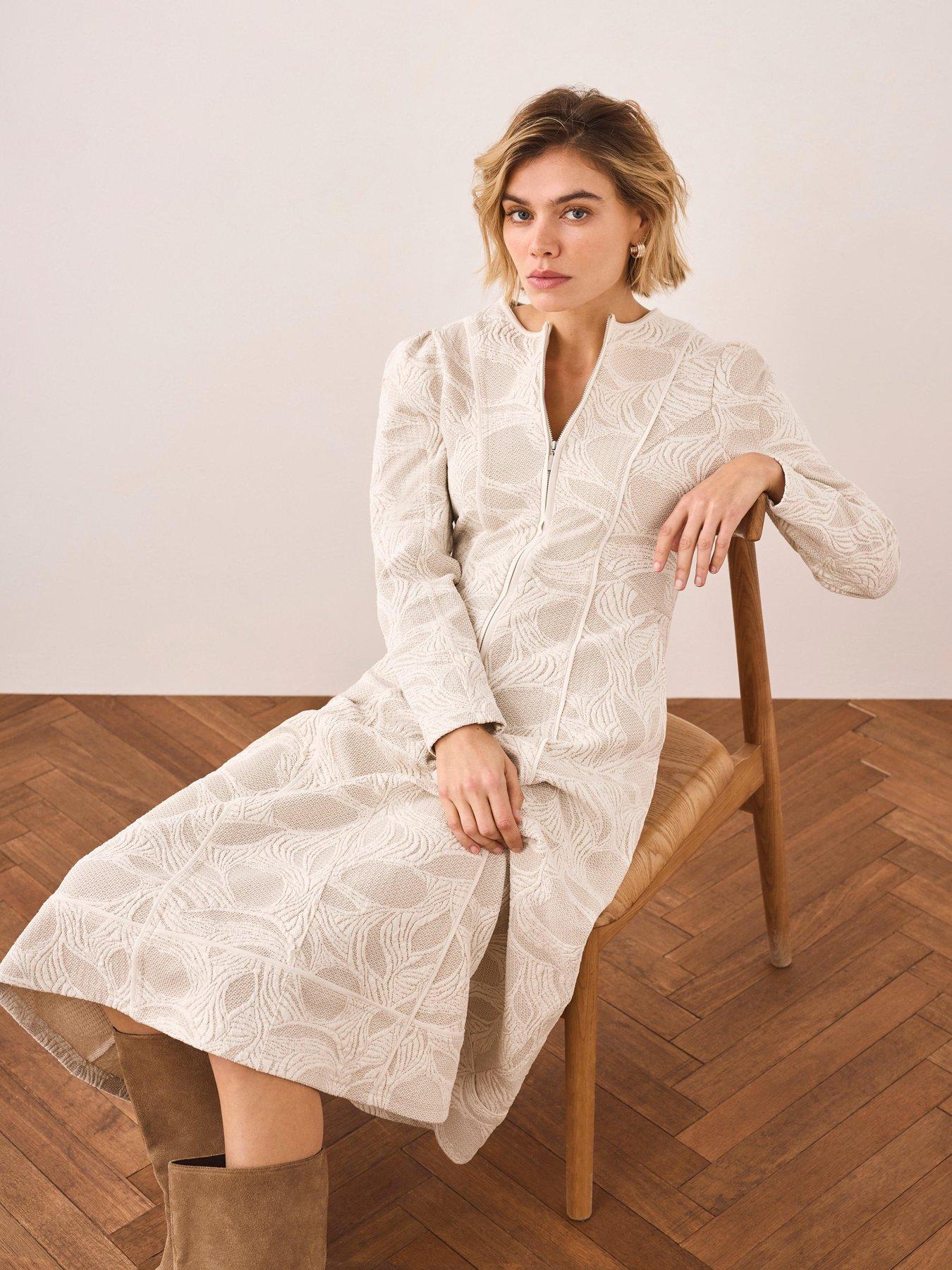 mint-velvet-zip-front-jacquard-jersey-midi-dress-ivorystillFront