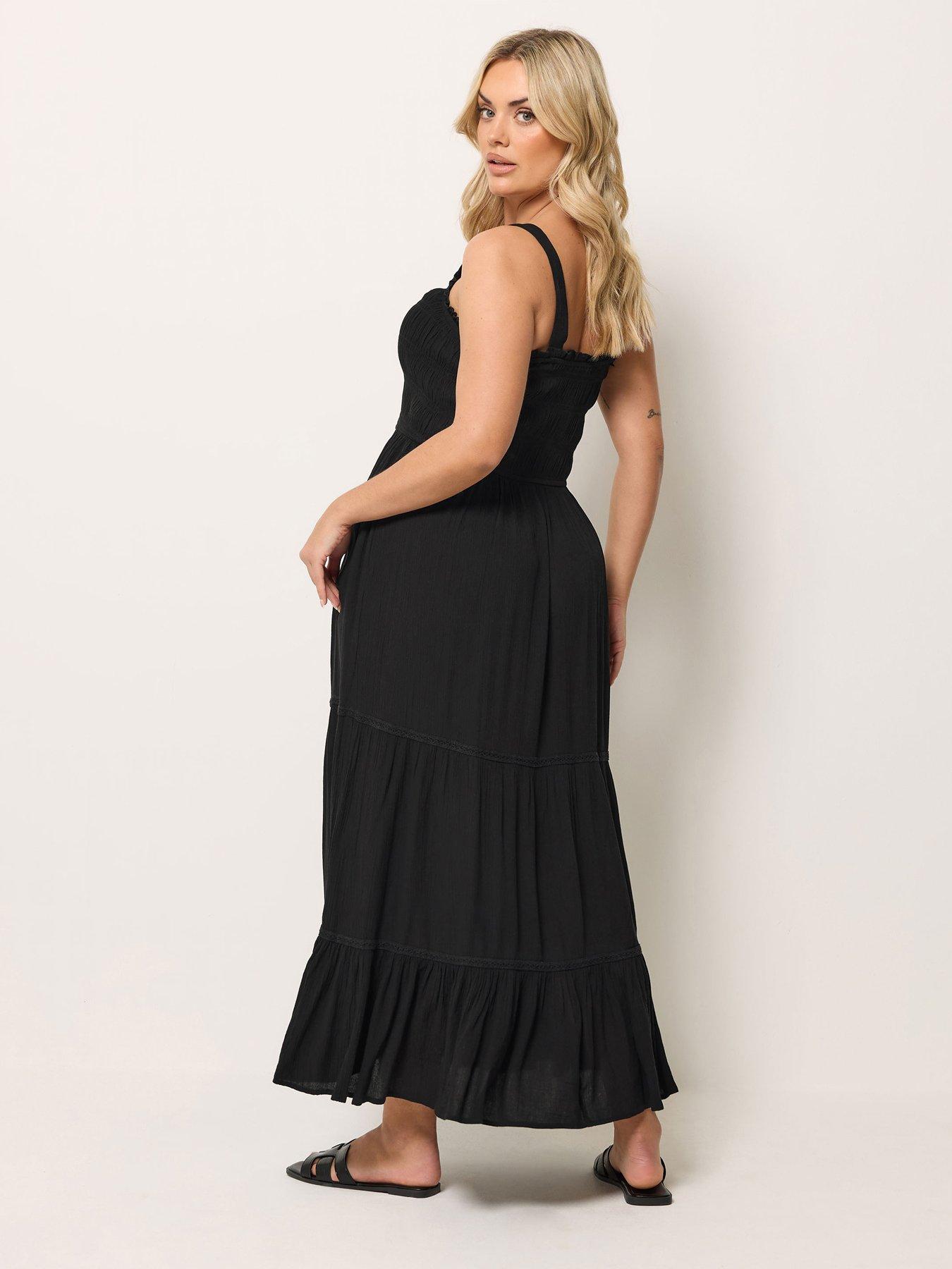 yours-curve-shirred-placket-dressstillFront