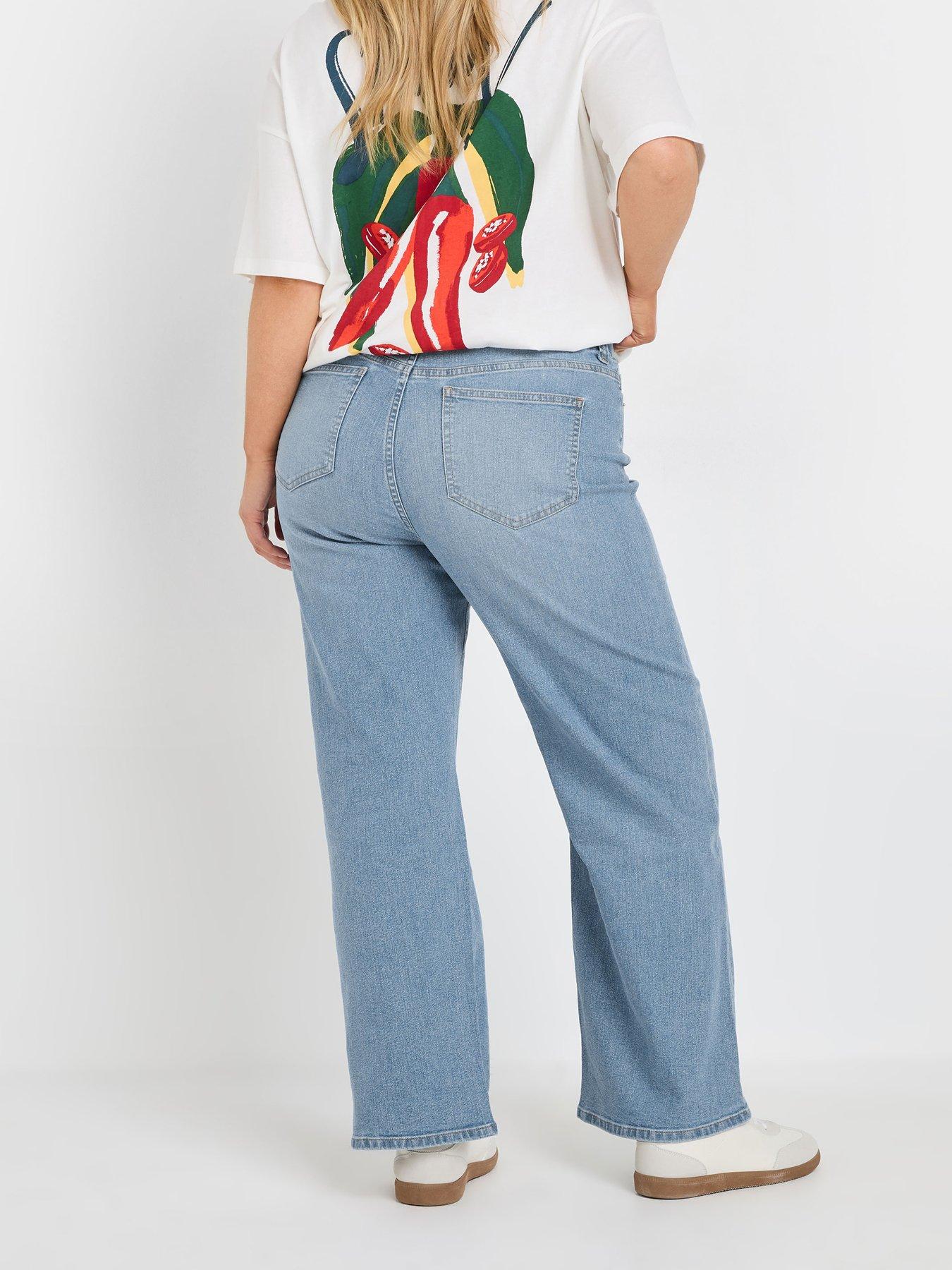 Image 2 of 5 of Yours Curve Wide Leg Jegging 28"