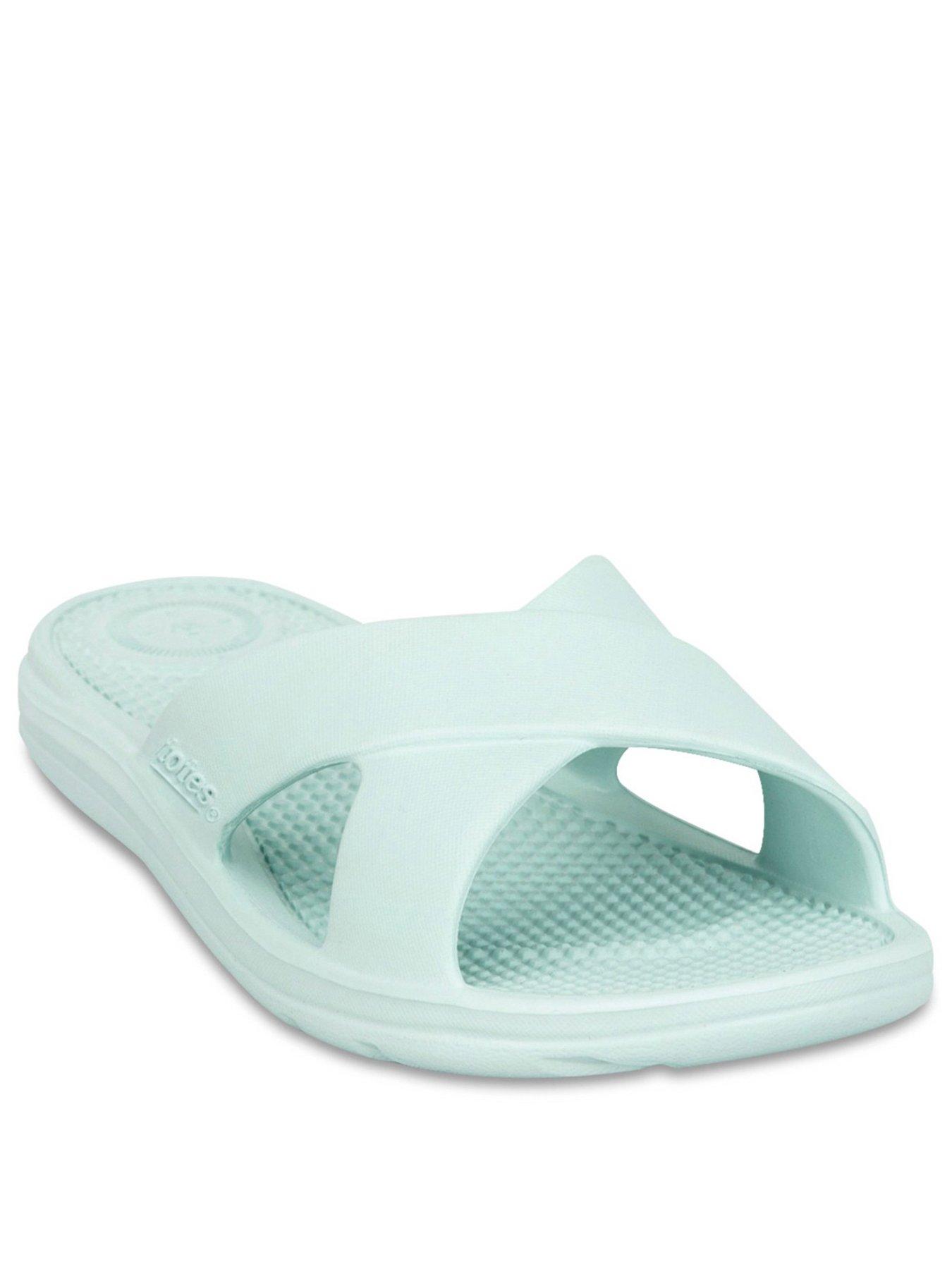 totes-totes-solbounce-ladies-cross-slide-mintstillFront