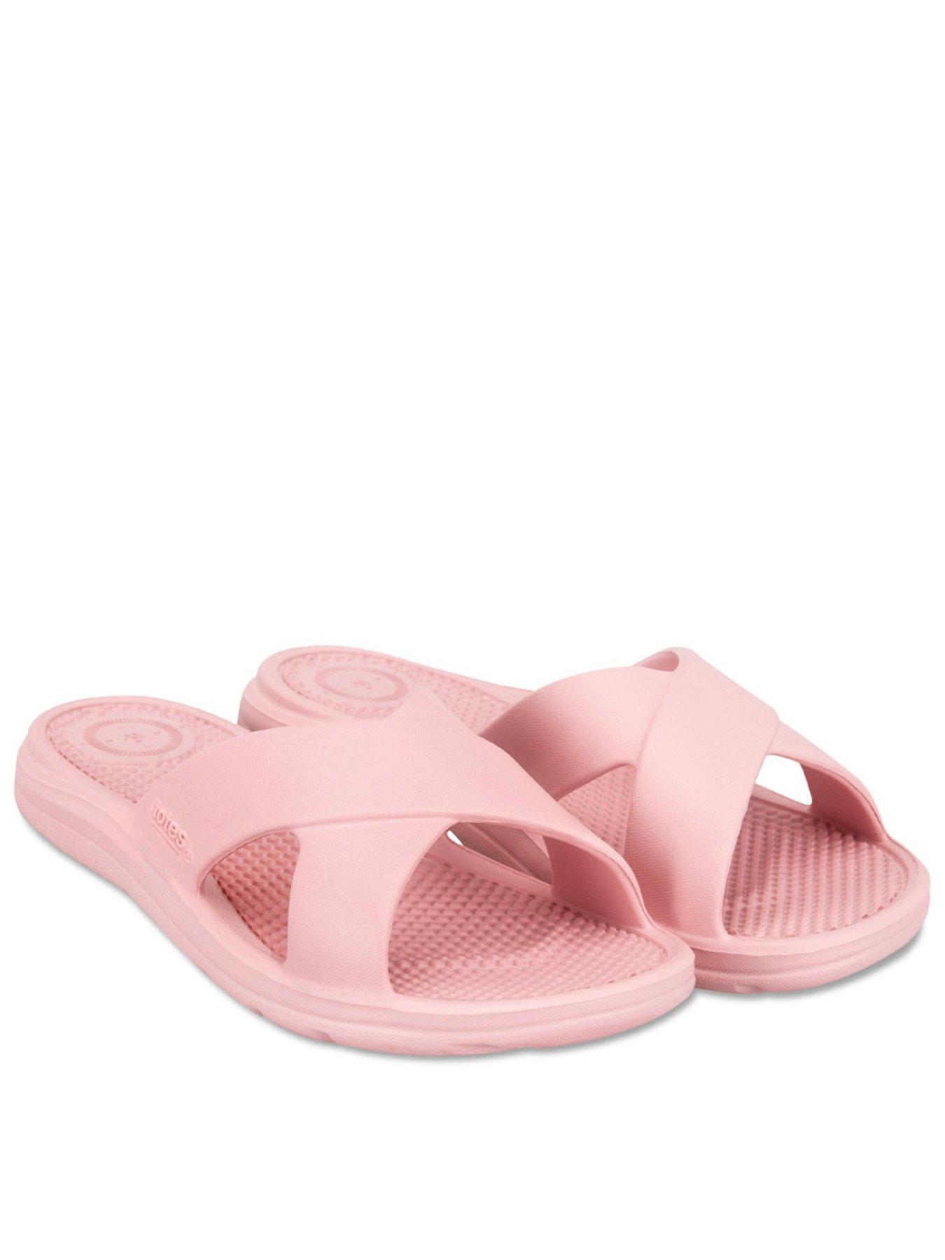 totes-totes-solbounce-ladies-cross-slide-dusky-pinkfront