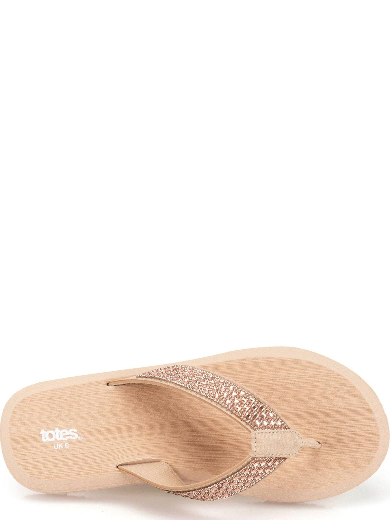 totes-totes-ladies-beaded-wedge-flip-flop-nudeoutfit