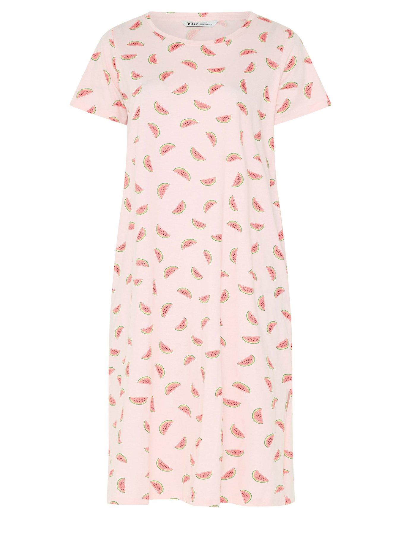 yours-curve-watermelon-print-nightdress-pinkdetail