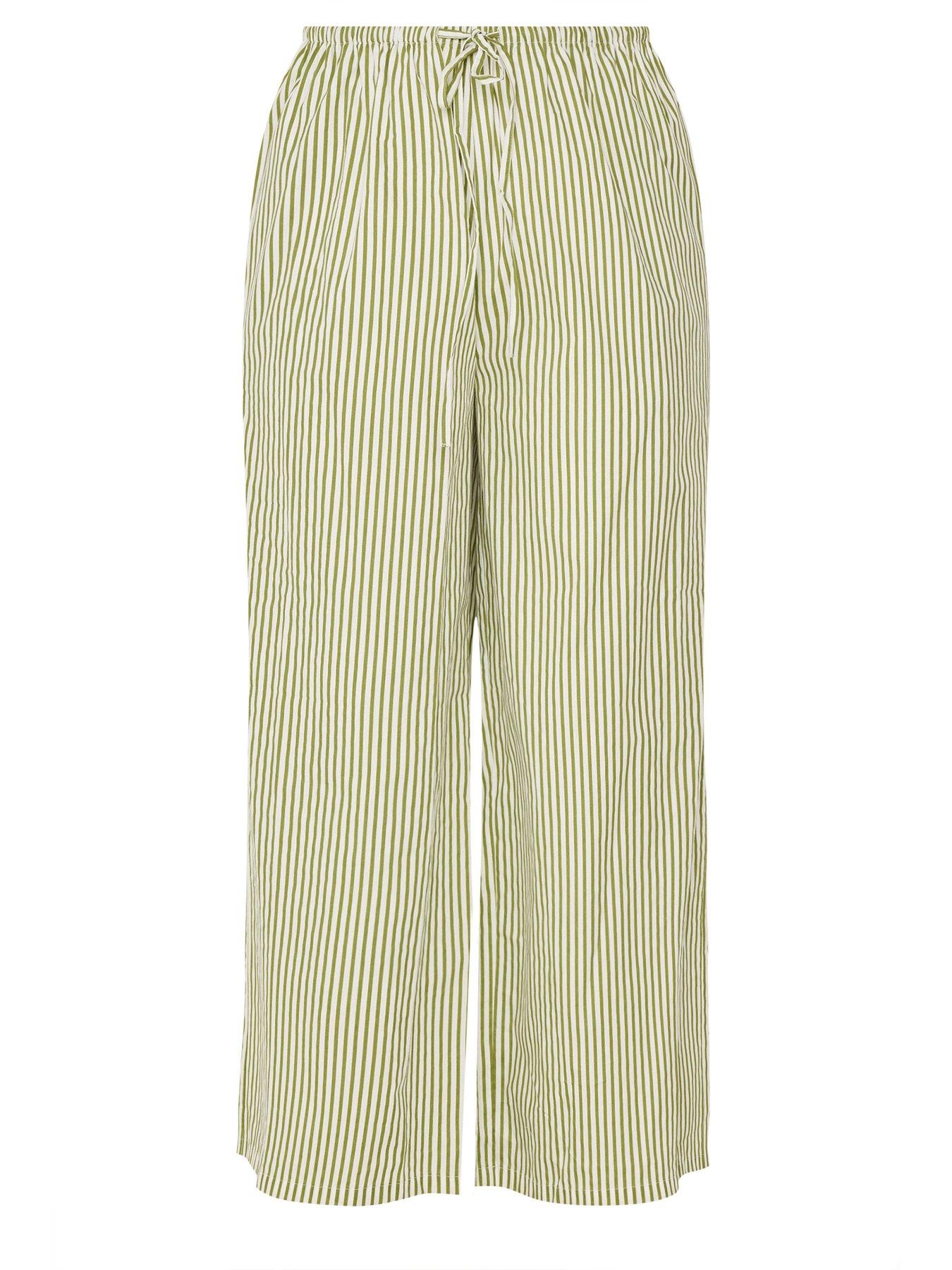 Image 5 of 5 of Yours Curve Striped Trouser
