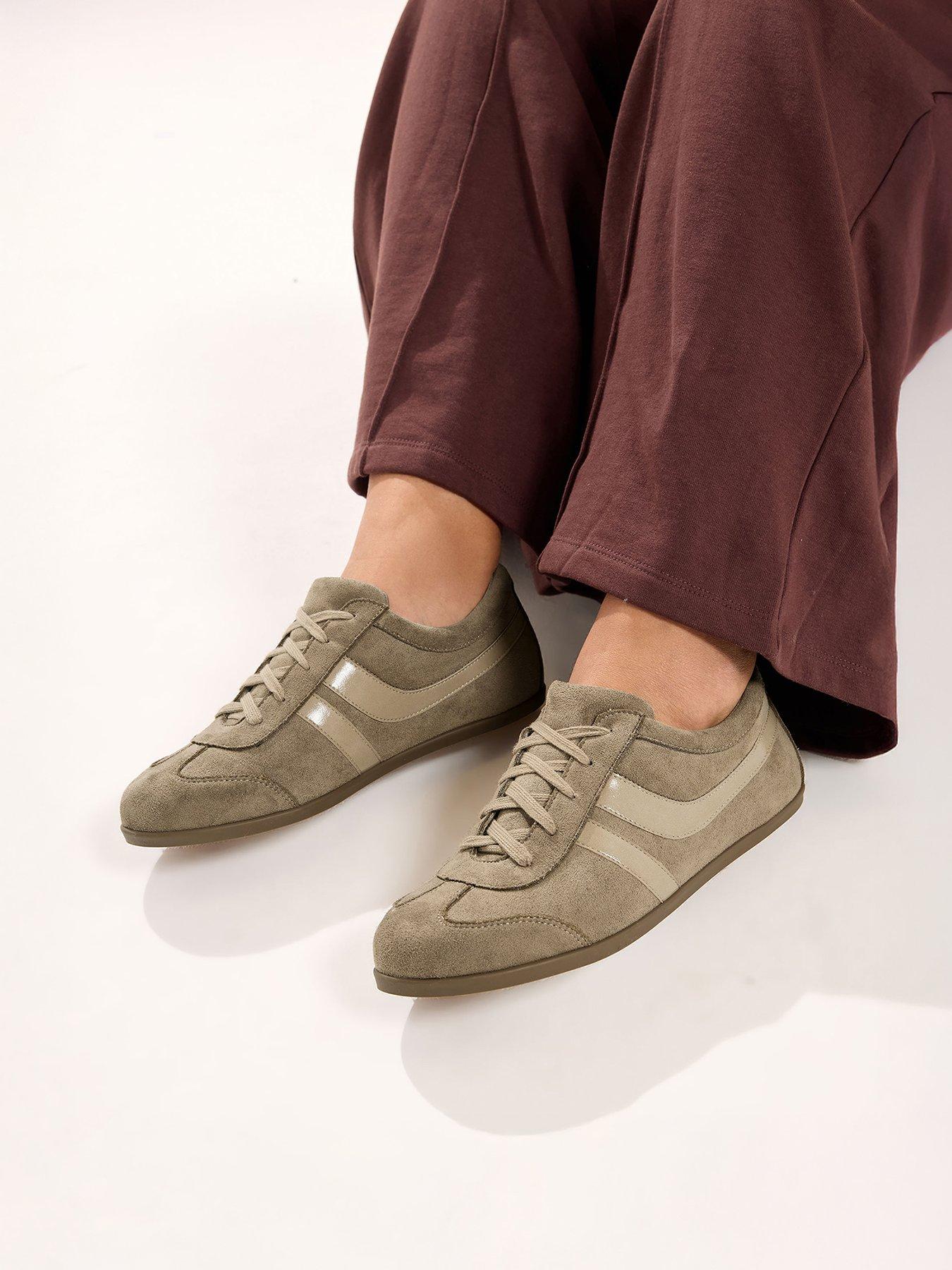 Image 1 of 4 of Yours Extra Wide Fit Low Profile Trainers