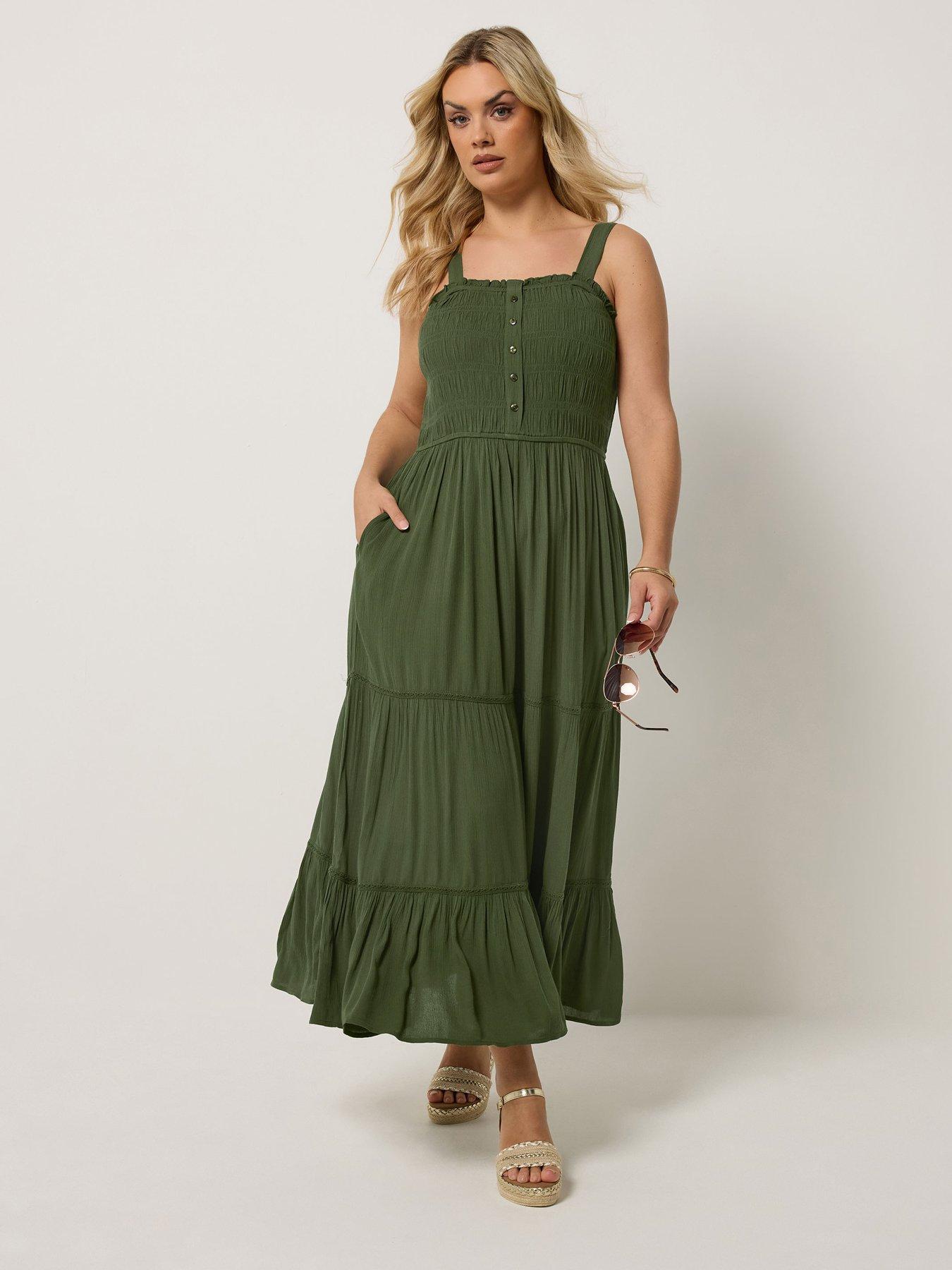 yours-curve-shirred-placket-dressback