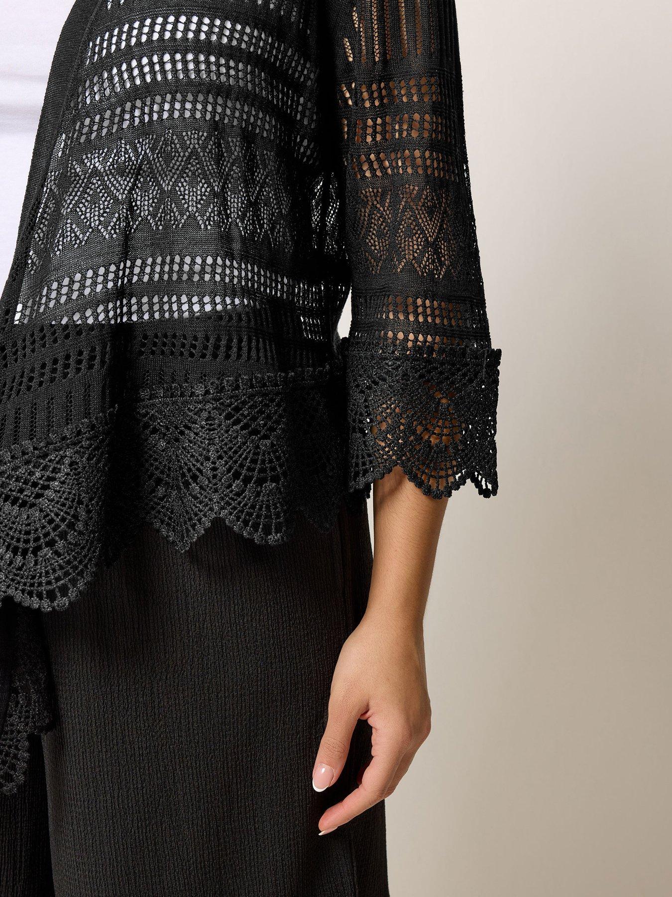 Image 4 of 5 of Yours Curve Waterfall Cardigan