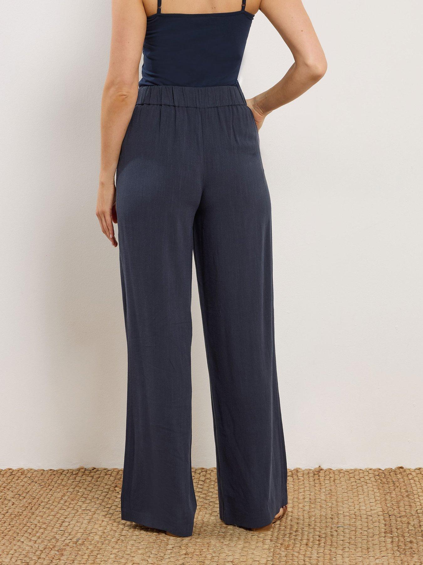 long-tall-sally-linen-pleat-front-trousers-34-bluestillFront