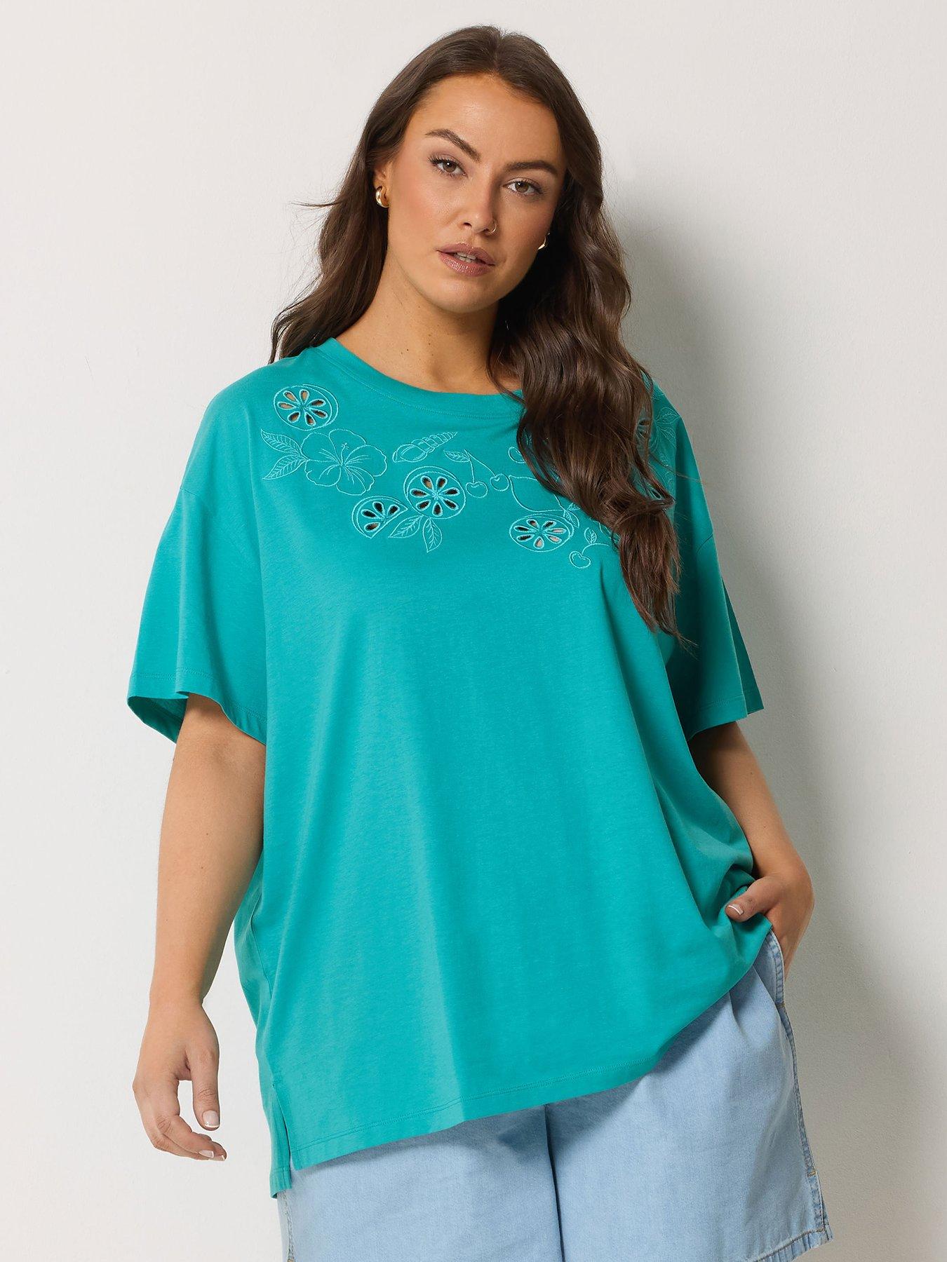 yours-curve-applique-fruit-print-t-shirtfront