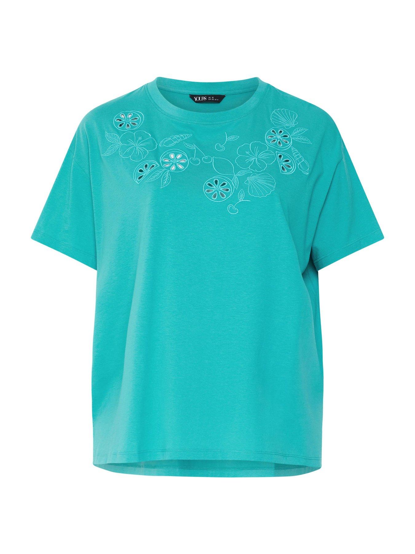 yours-curve-applique-fruit-print-t-shirtdetail