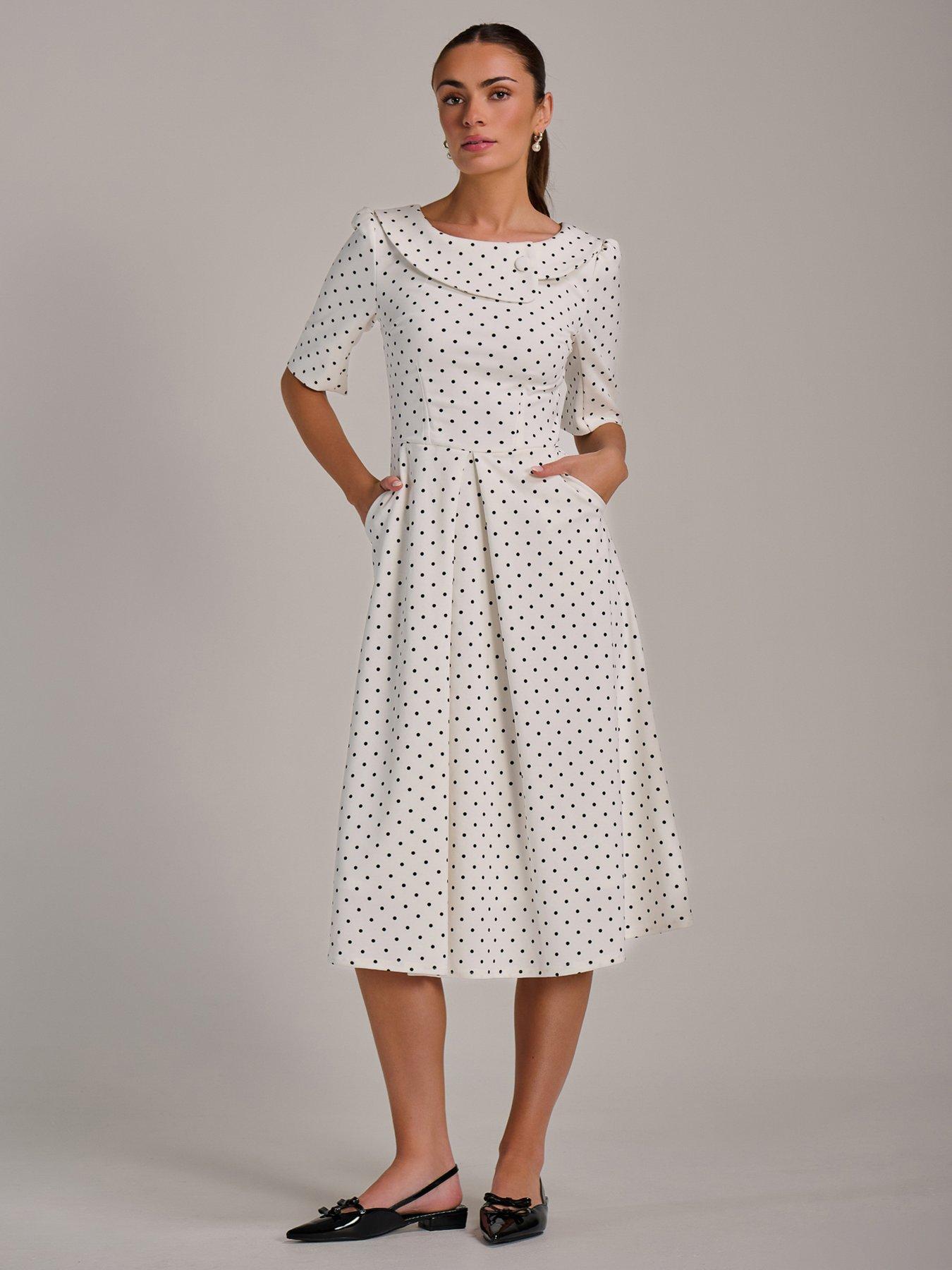 jolie-moi-printed-scuba-fold-collar-midi-dress