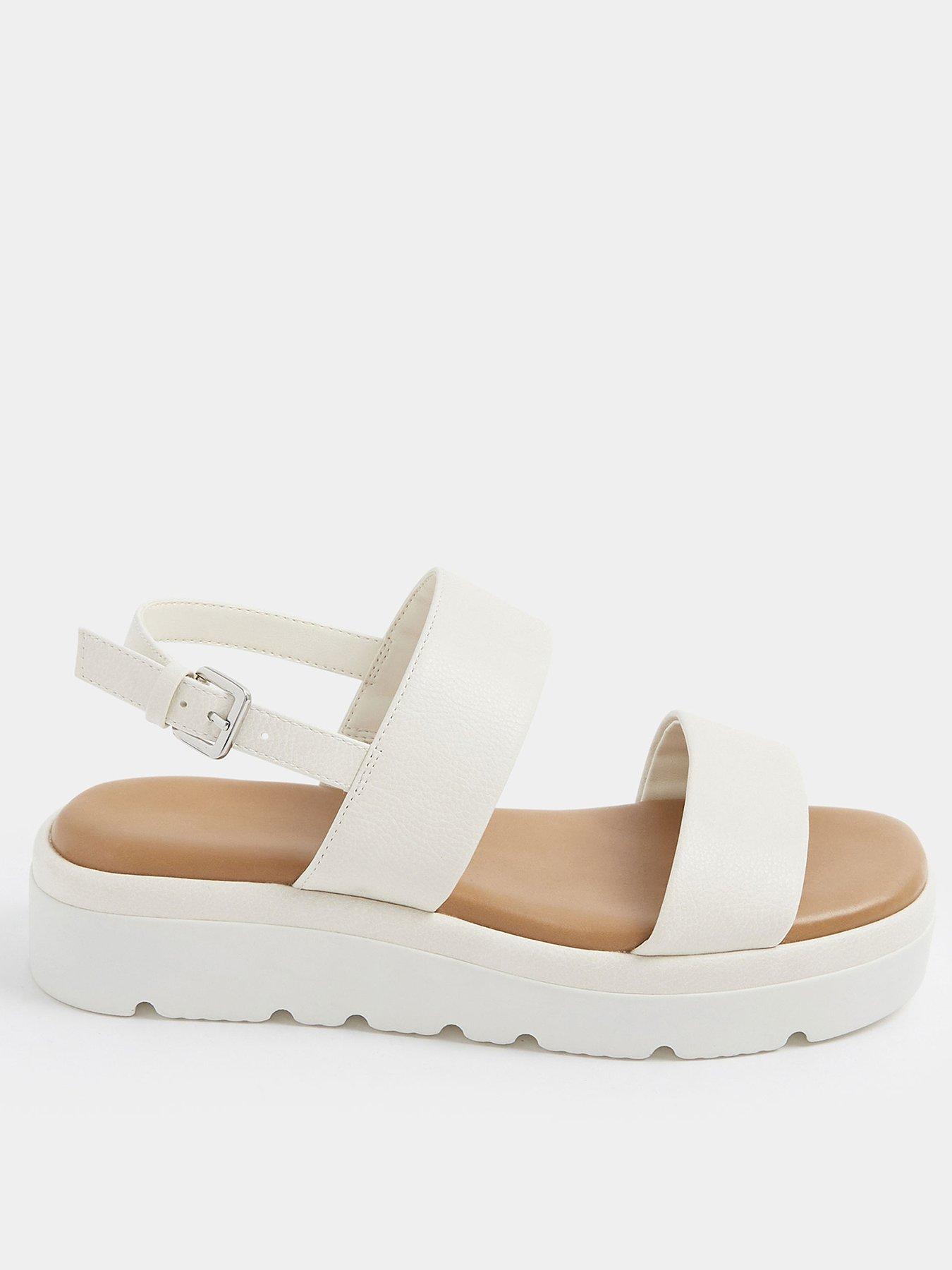 yours-extra-wide-fit-2-part-padded-low-wedge-sandalfront