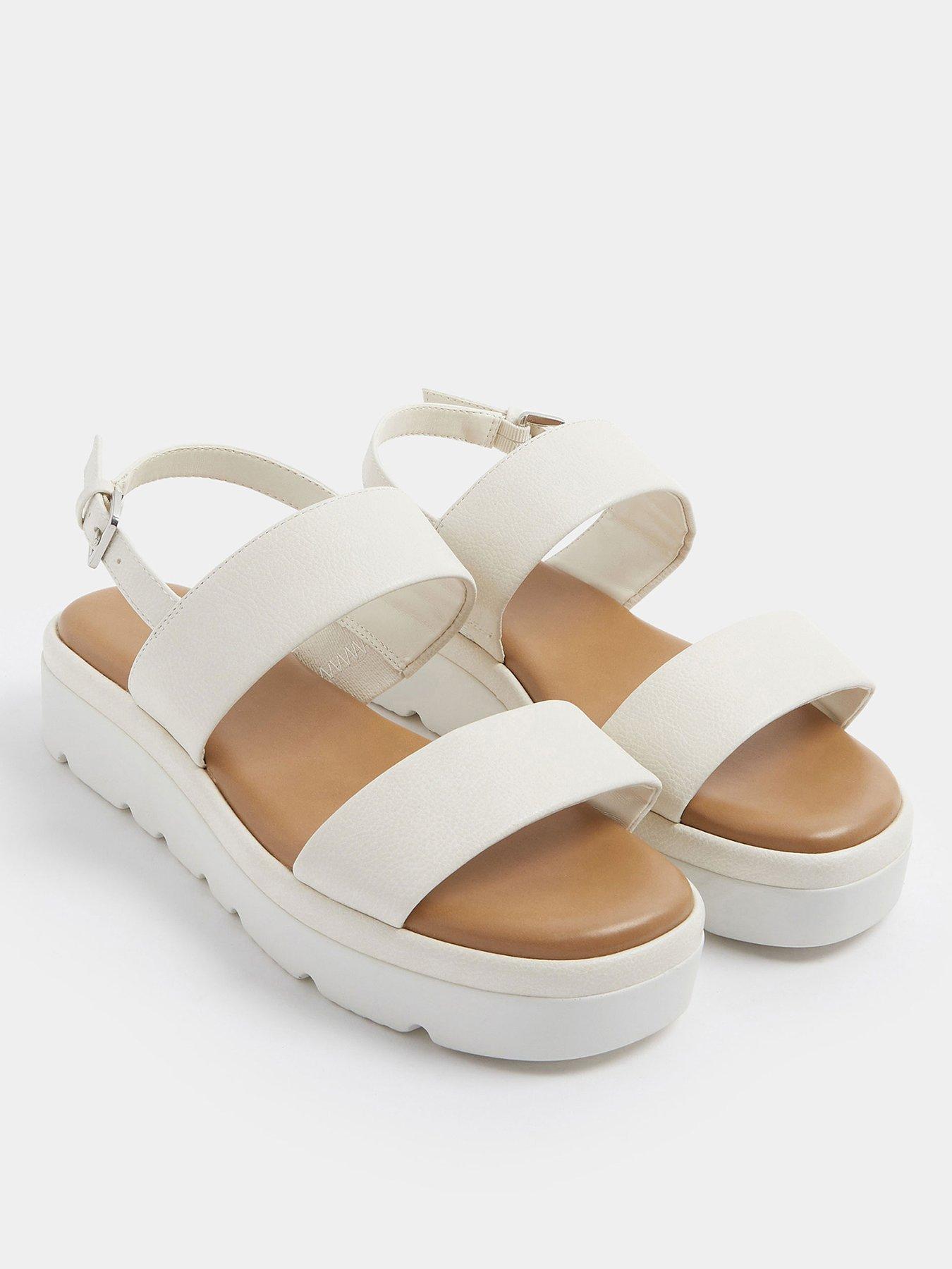 yours-extra-wide-fit-2-part-padded-low-wedge-sandalstillFront