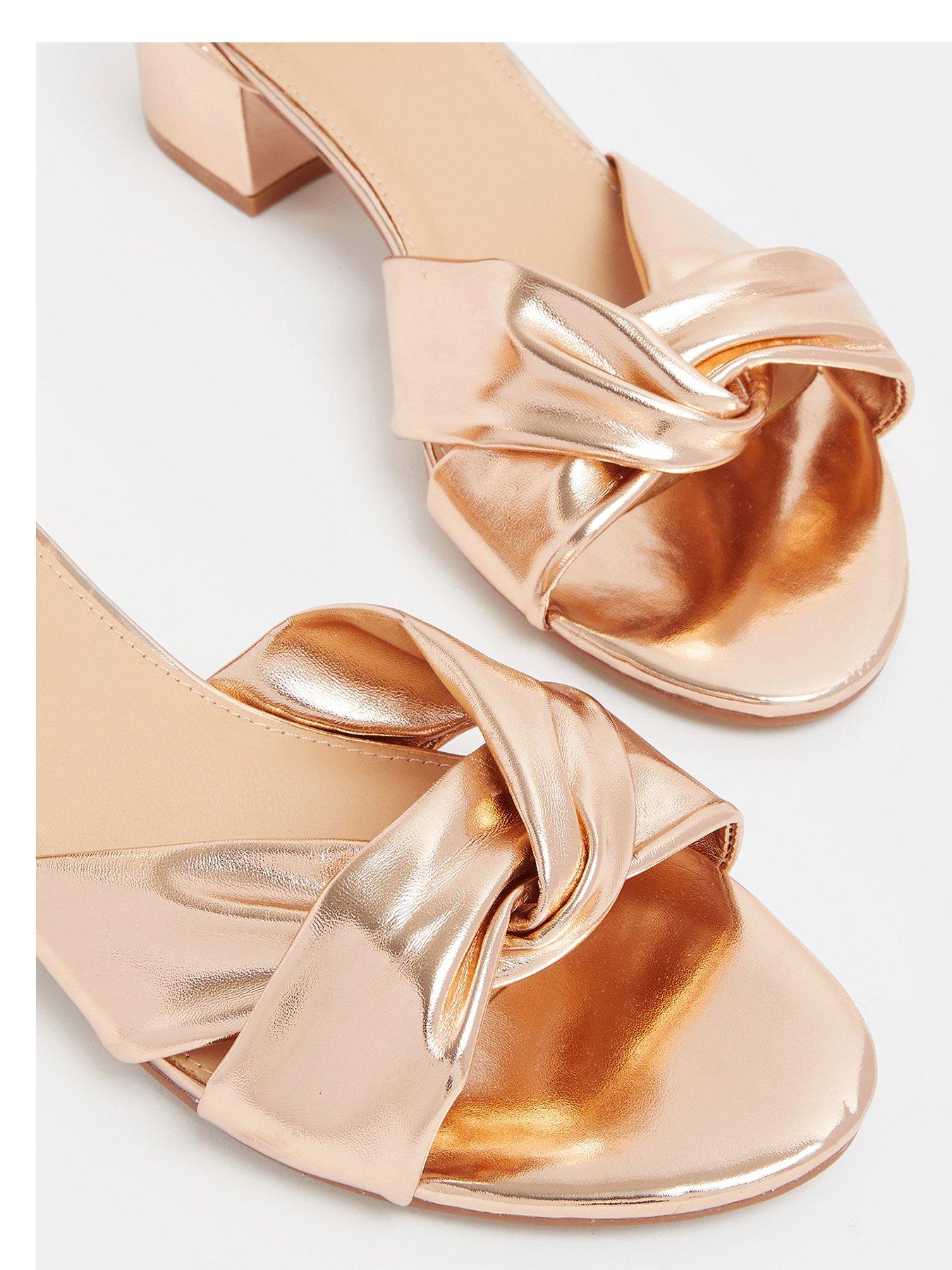 Image 4 of 4 of Yours Extra Wide Fit Low Twist Block Heel