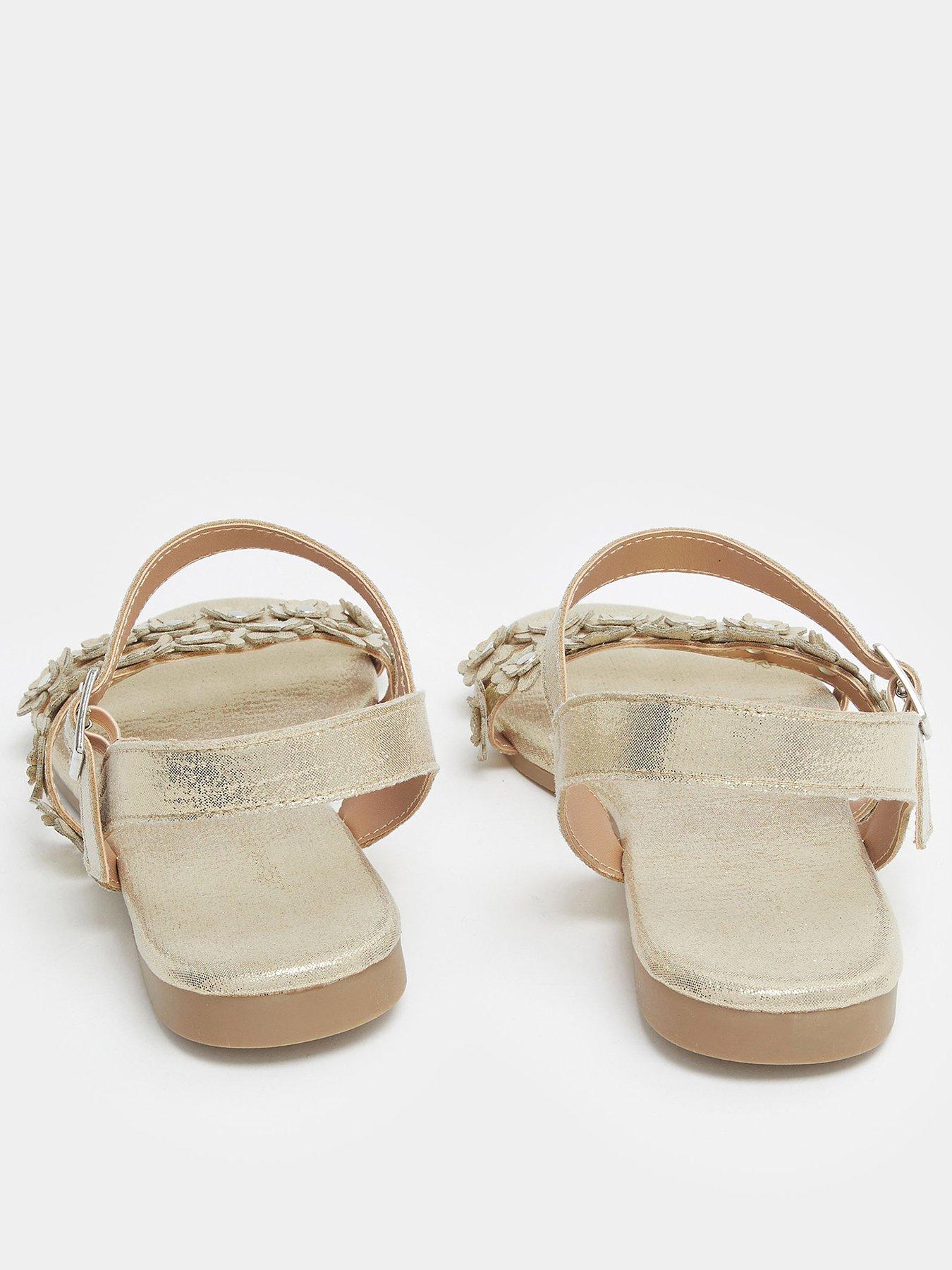 yours-extra-wide-fit-ditsy-floral-flat-sandalback