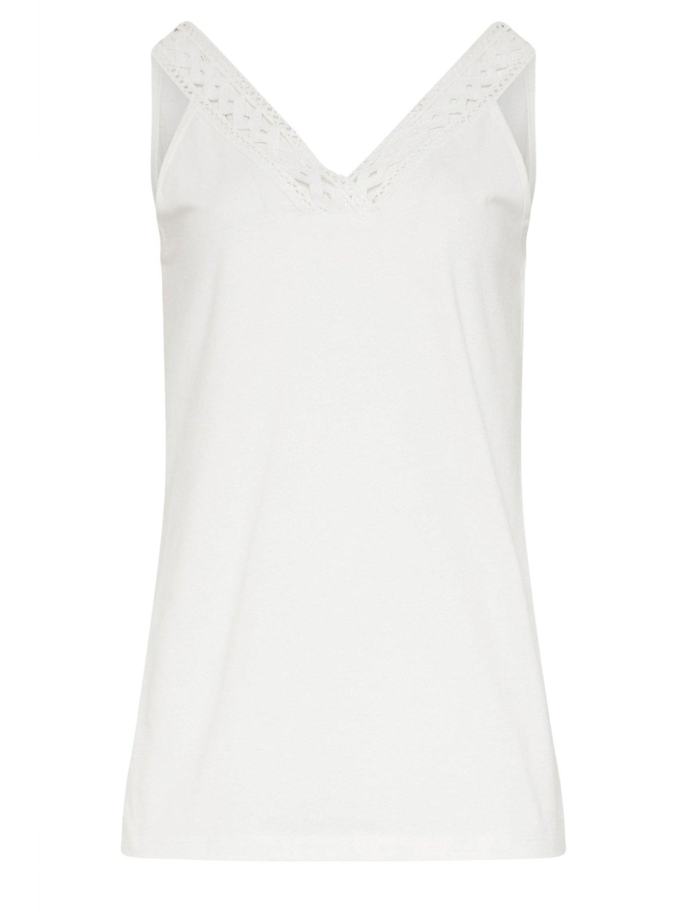 Image 5 of 5 of Long Tall Sally Tall V-Neck Lace Vest