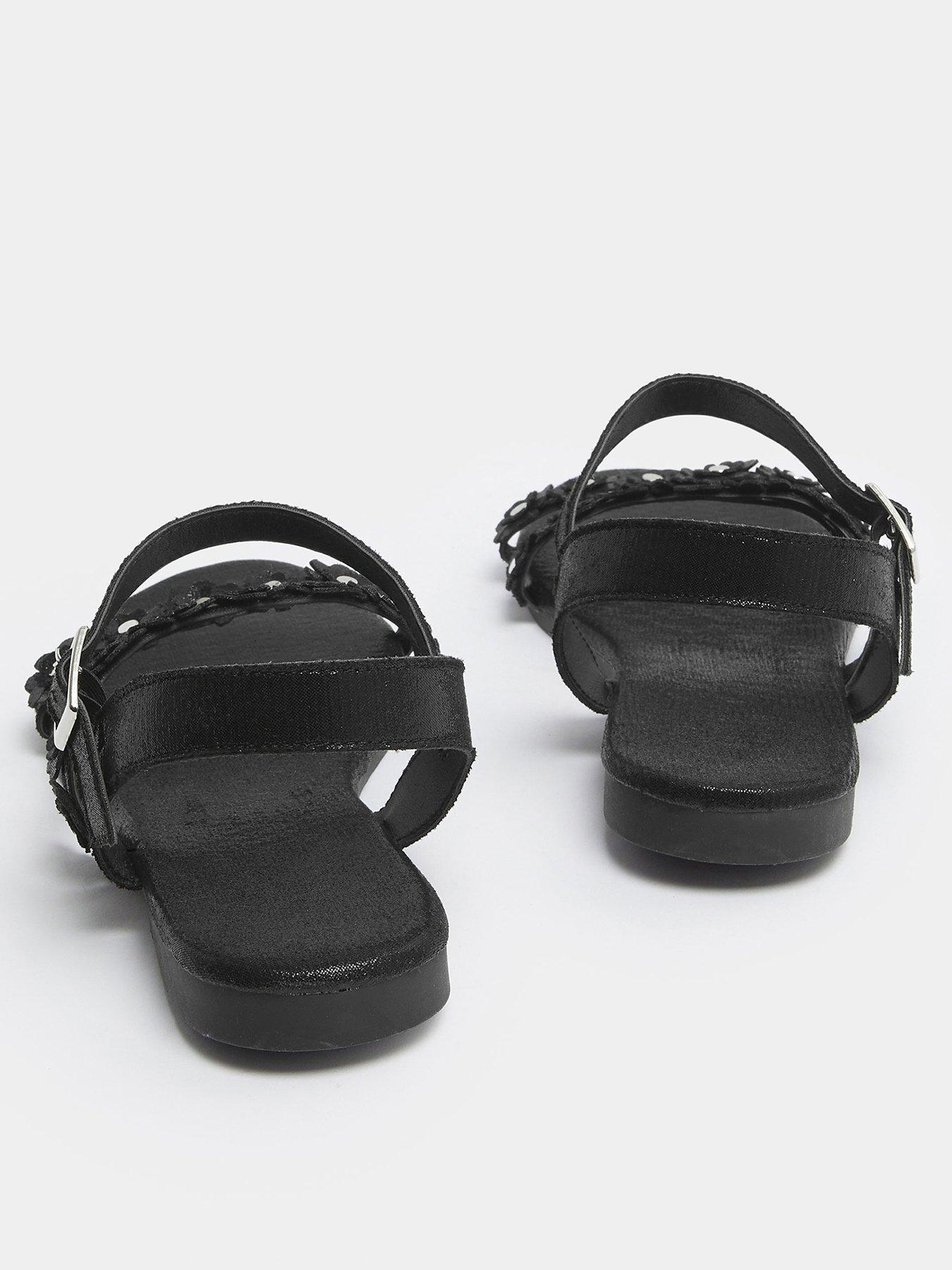 yours-wide-fit-ditsy-floral-flat-sandalback