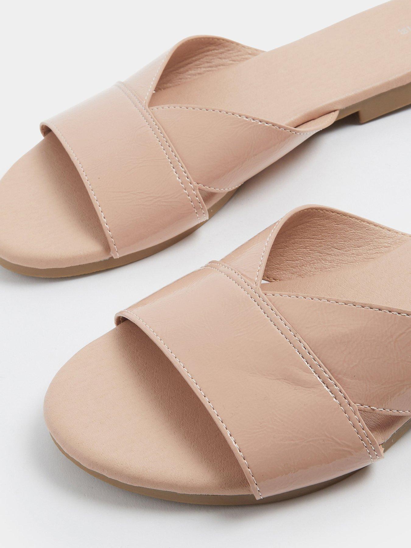 Image 4 of 4 of Yours Extra Wide Fit V Cut Mule