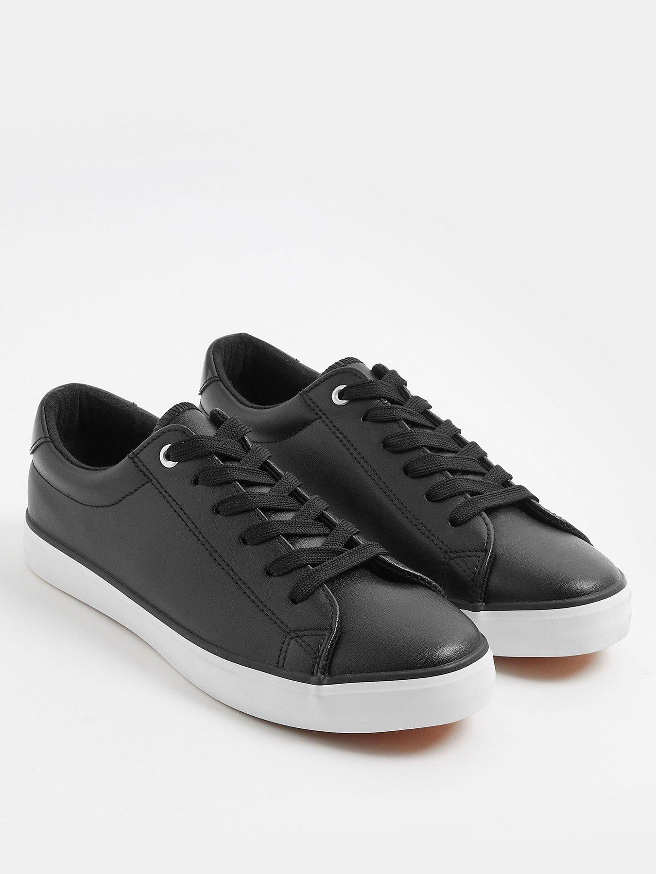 Image 2 of 4 of Yours Extra Wide Fit Slimsole Lace Up Trainers