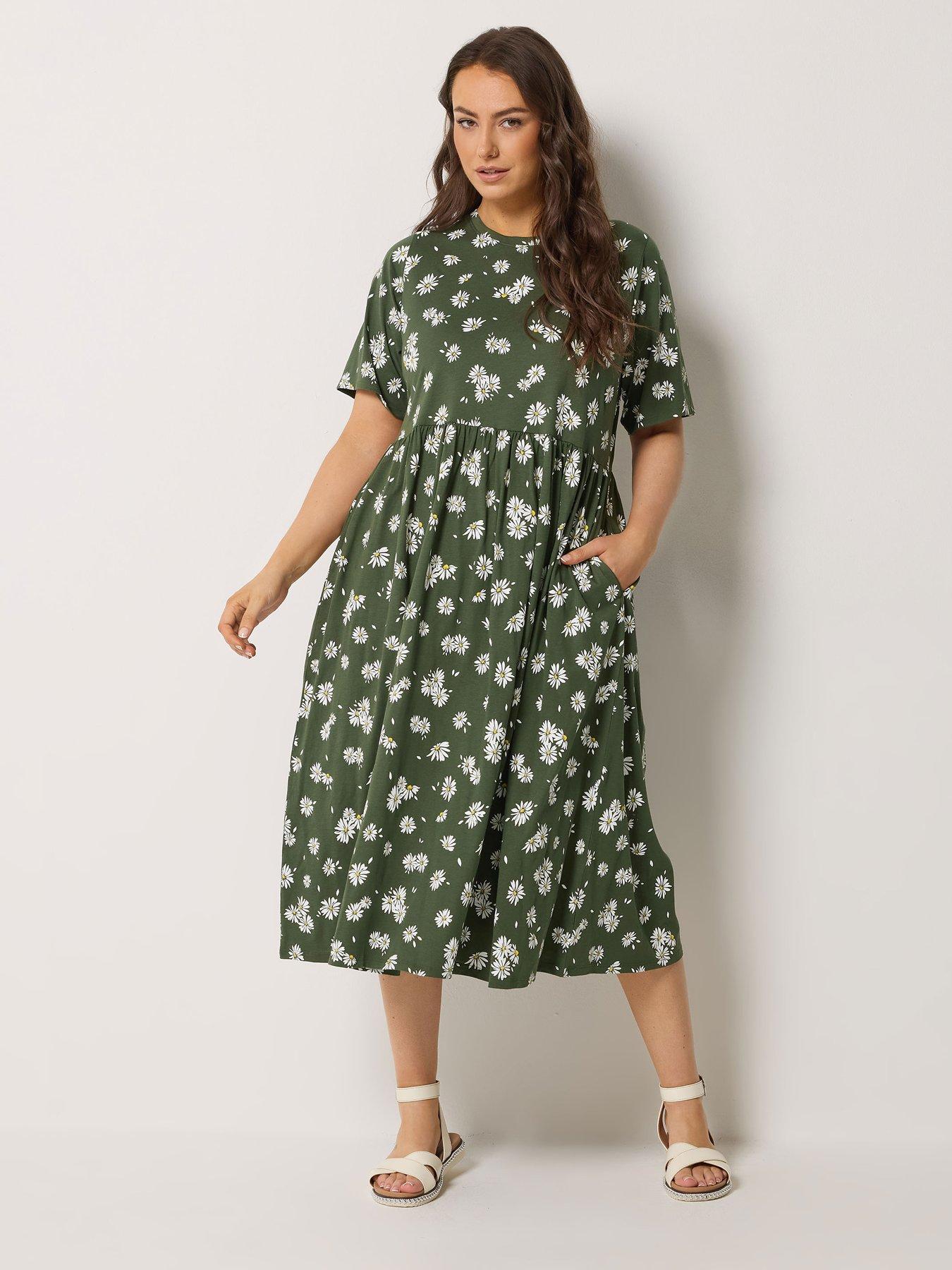Image 3 of 5 of Yours Curve Throw On Midaxi Dress