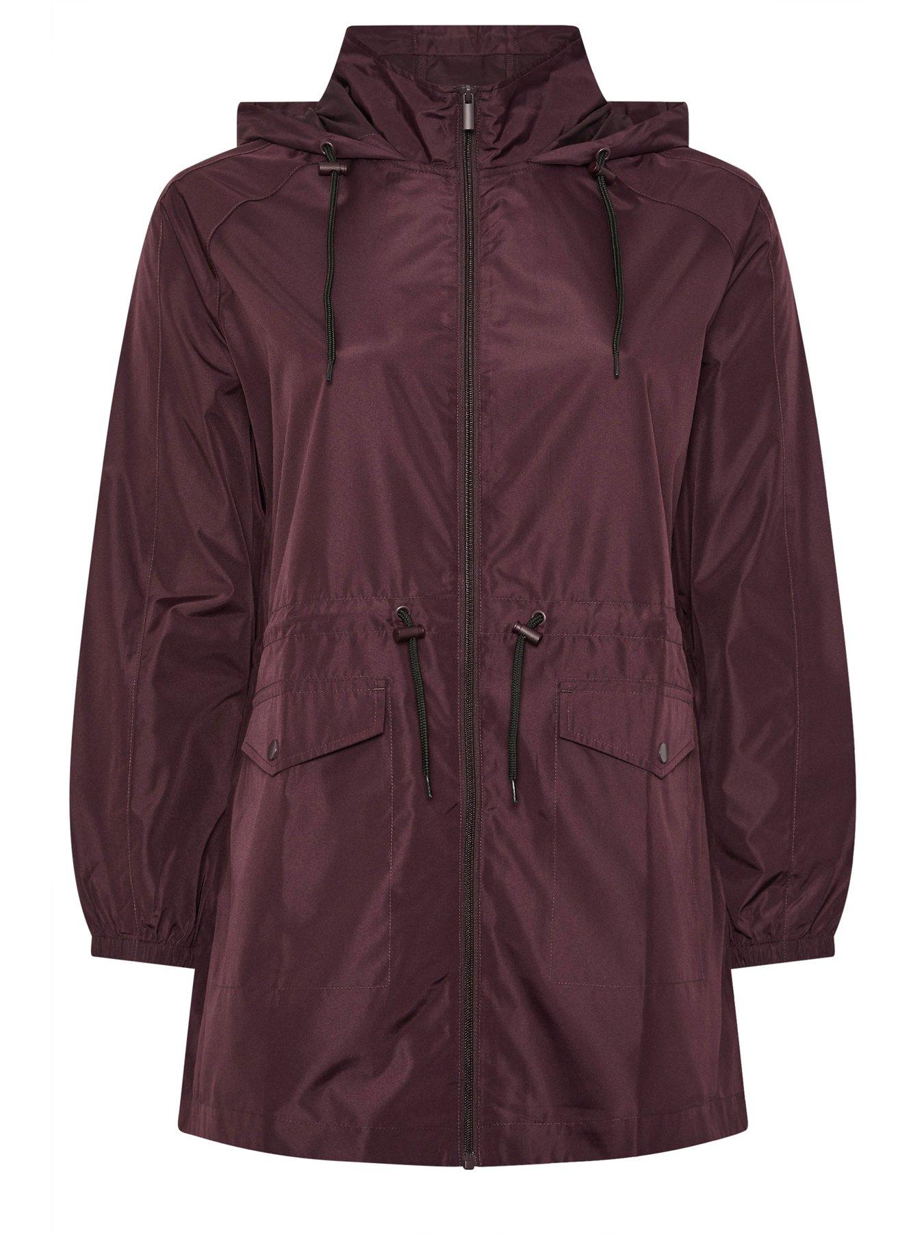 Image 5 of 5 of Yours Curve Solid Lightweight Parka