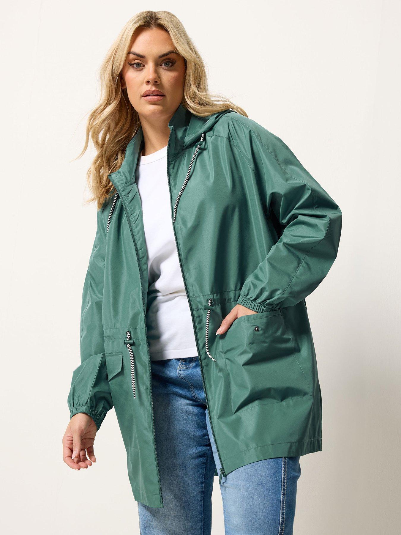 Image 1 of 5 of Yours Curve Solid Lightweight Parka
