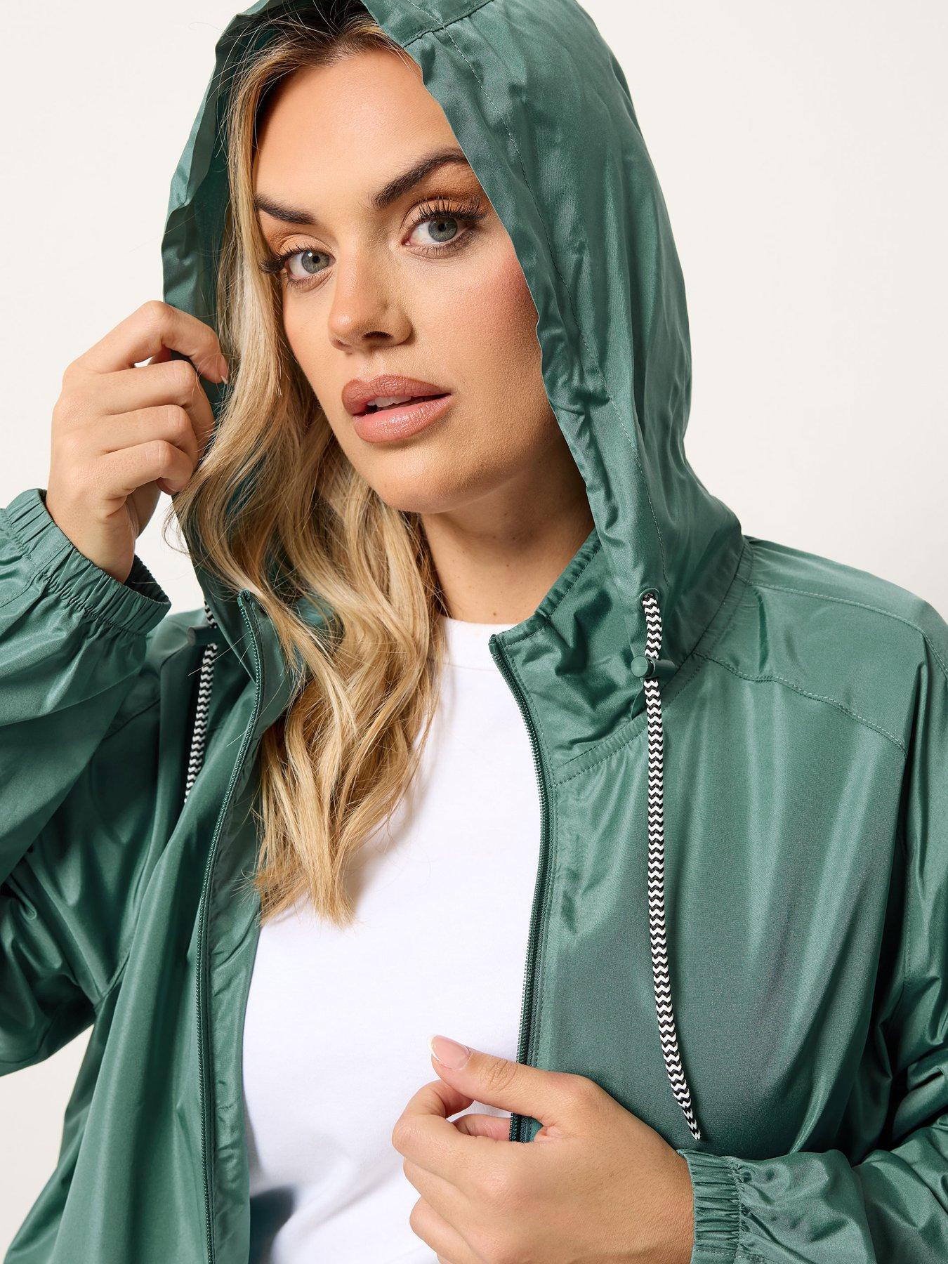 Image 4 of 5 of Yours Curve Solid Lightweight Parka