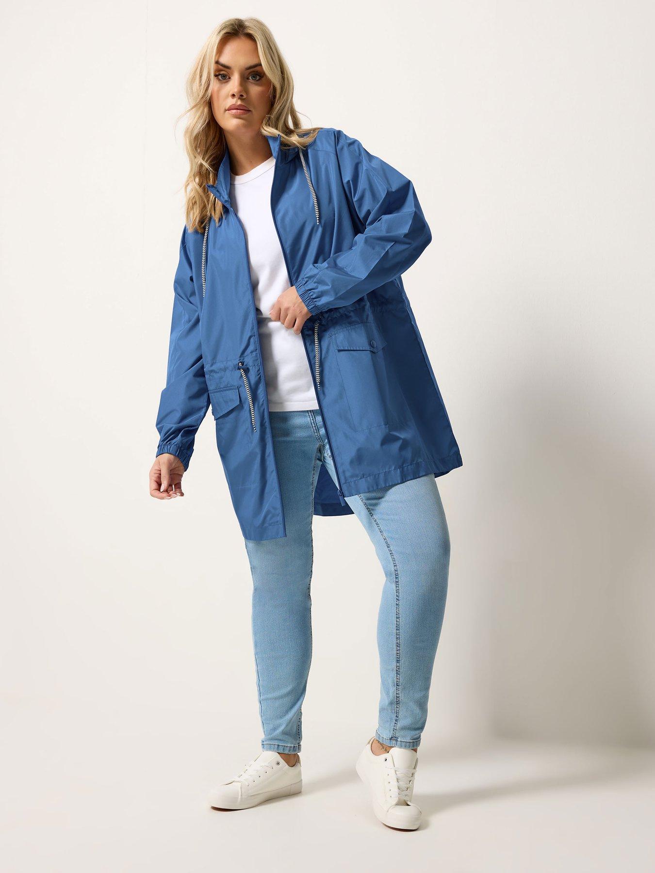 Image 3 of 5 of Yours Curve Solid Lightweight Parka