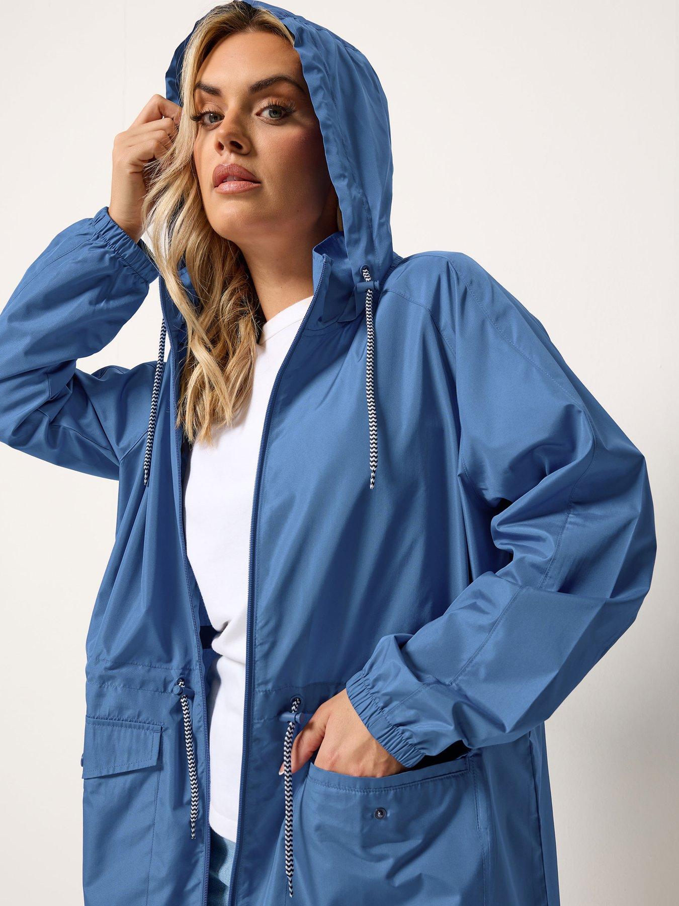 Image 4 of 5 of Yours Curve Solid Lightweight Parka