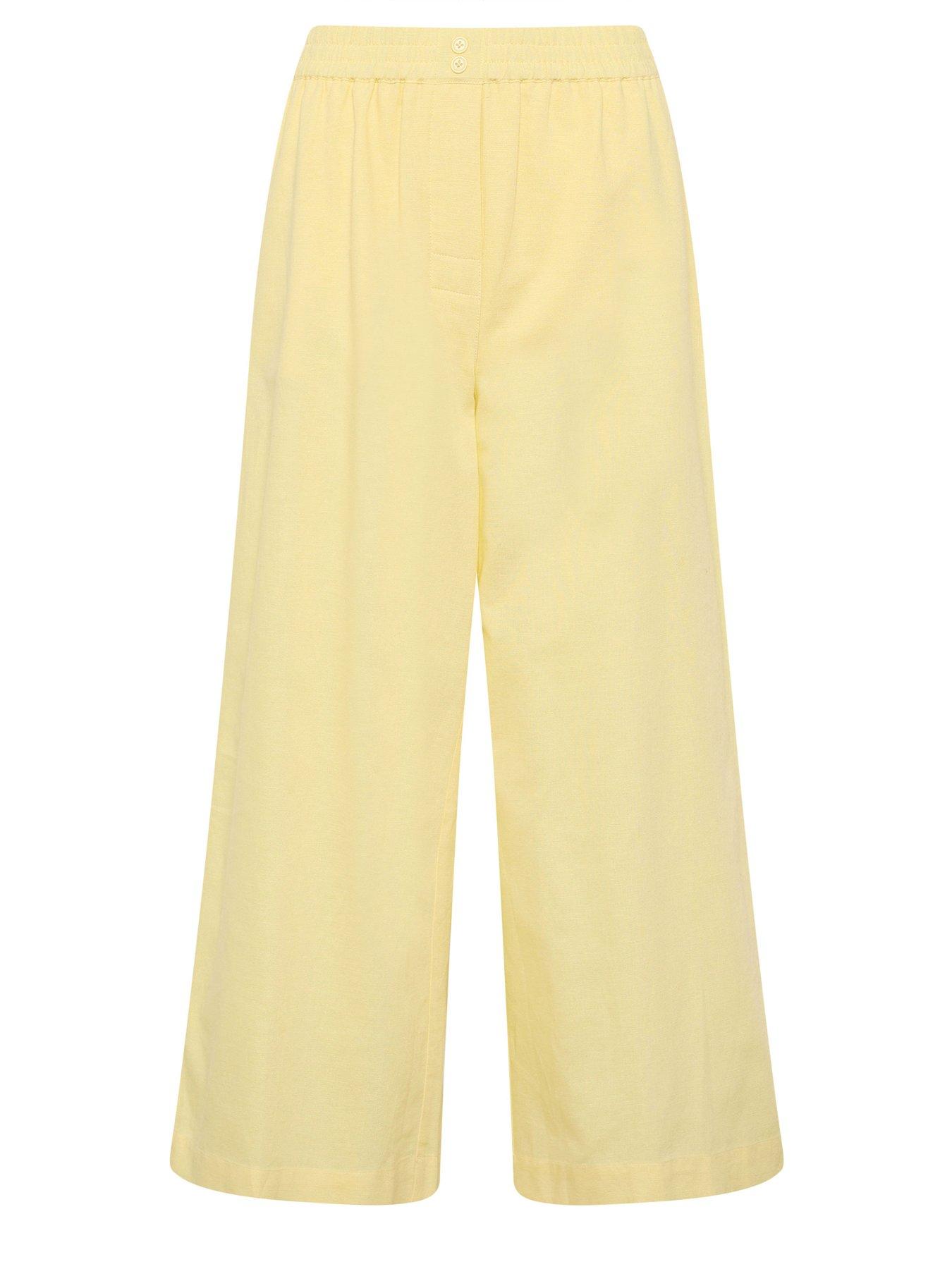 pixiegirl-petite-button-wide-leg-trousers-yellowdetail