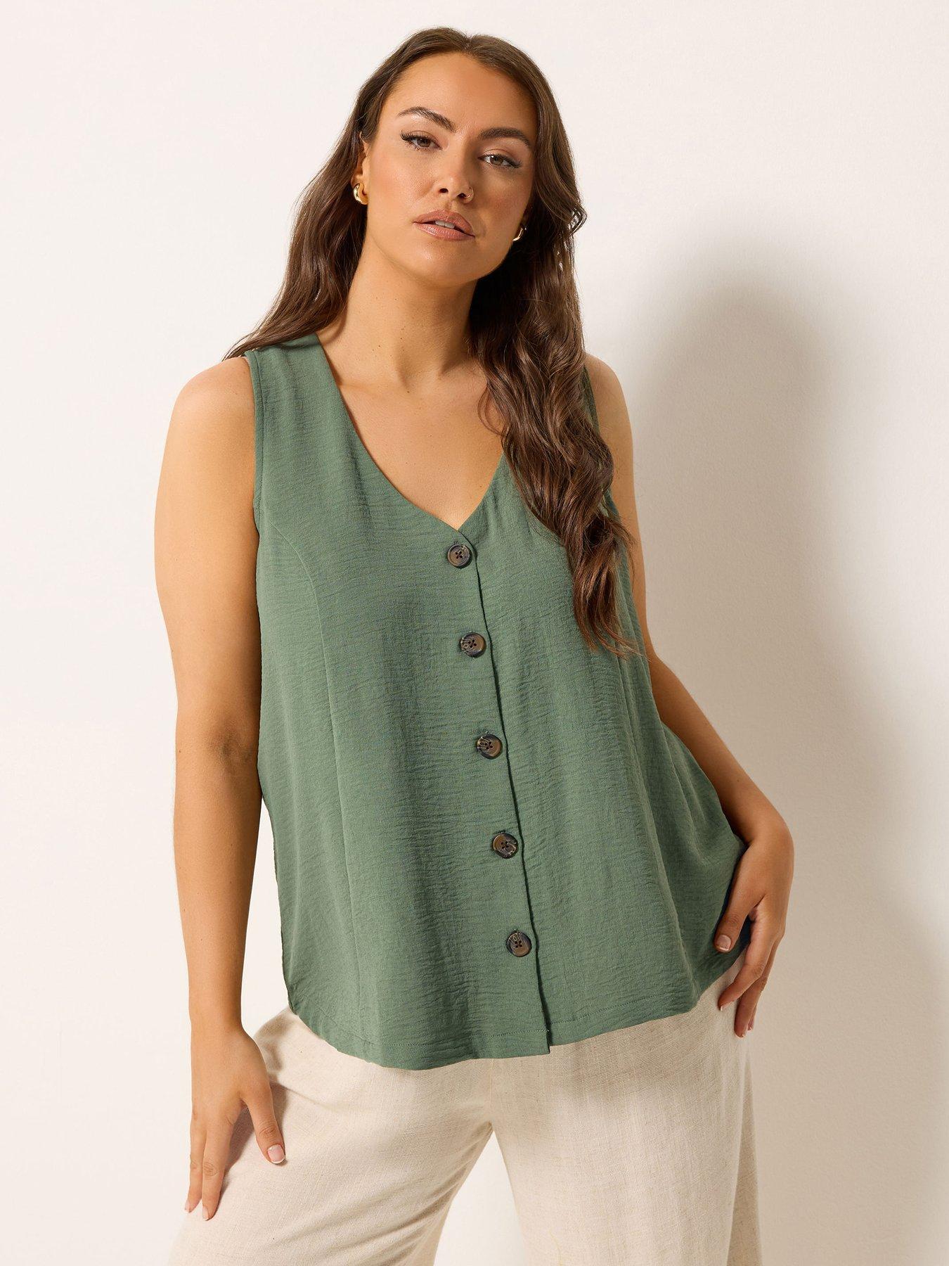 yours-curve-waistcoat-vest-greenfront